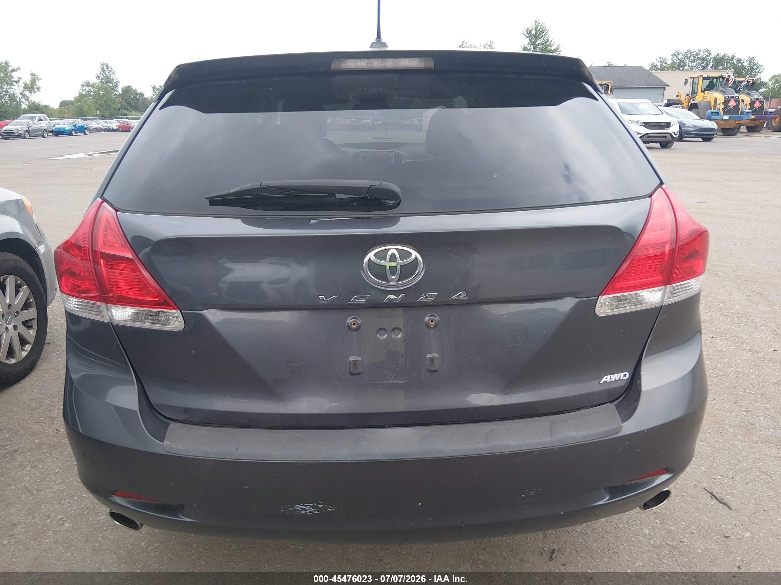 2010 Toyota Venza Base V6 Gray vin: 4T3BK3BB6AU038400