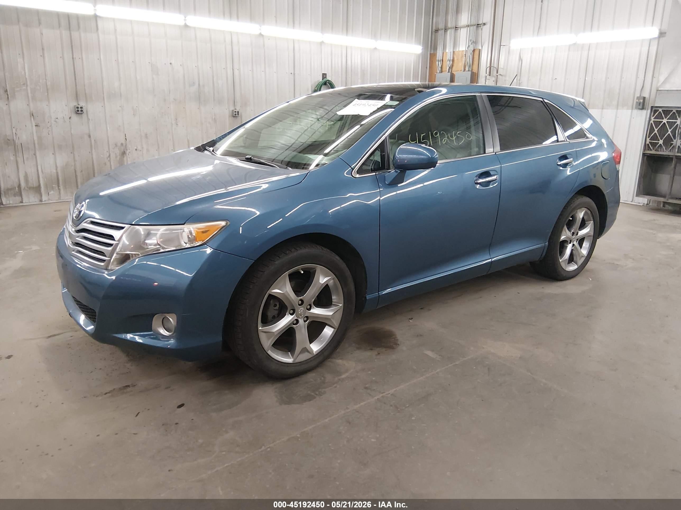 2011 Toyota Venza Base V6 Blue vin: 4T3BK3BB6BU046594