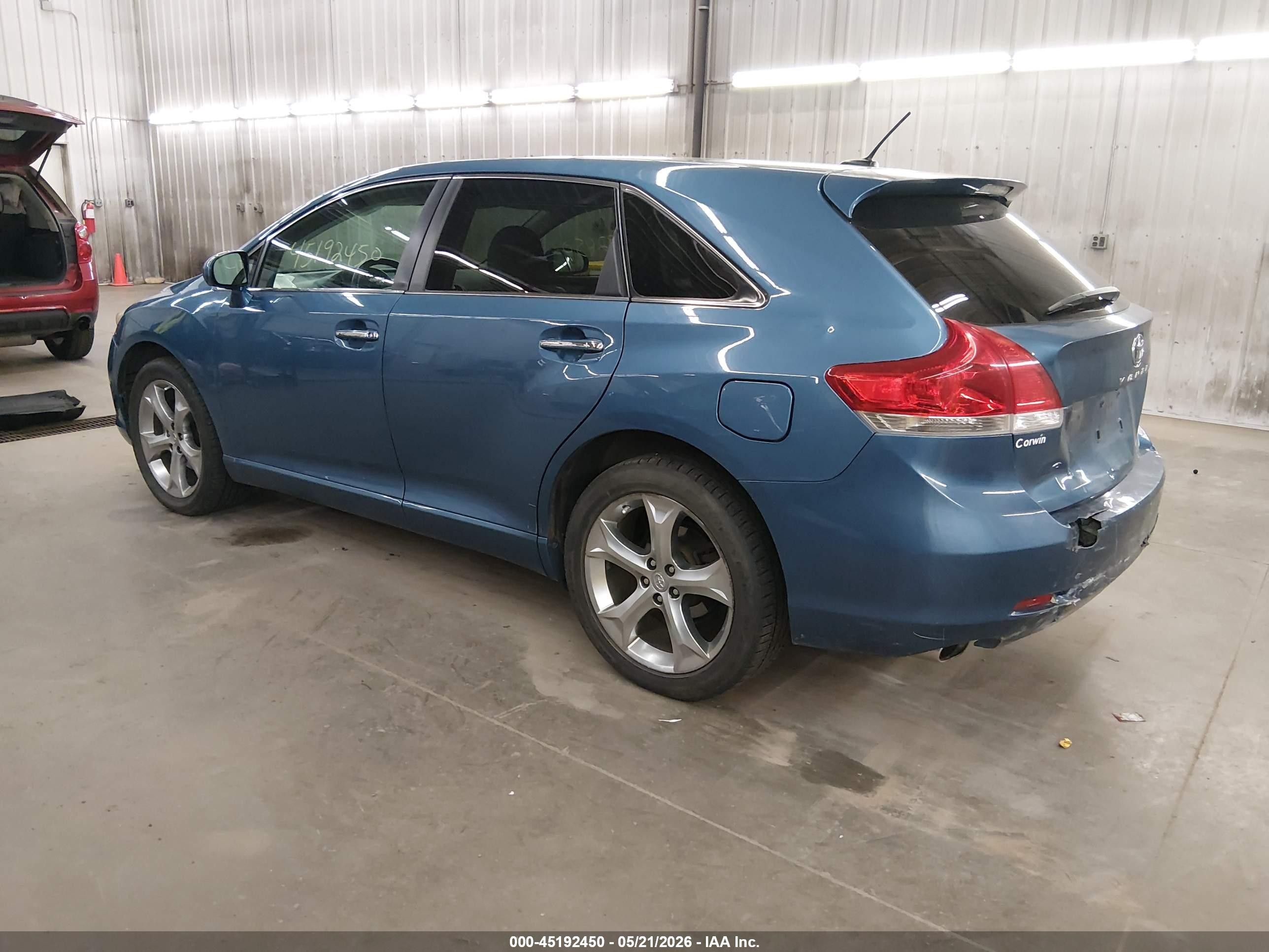 2011 Toyota Venza Base V6 Blue vin: 4T3BK3BB6BU046594