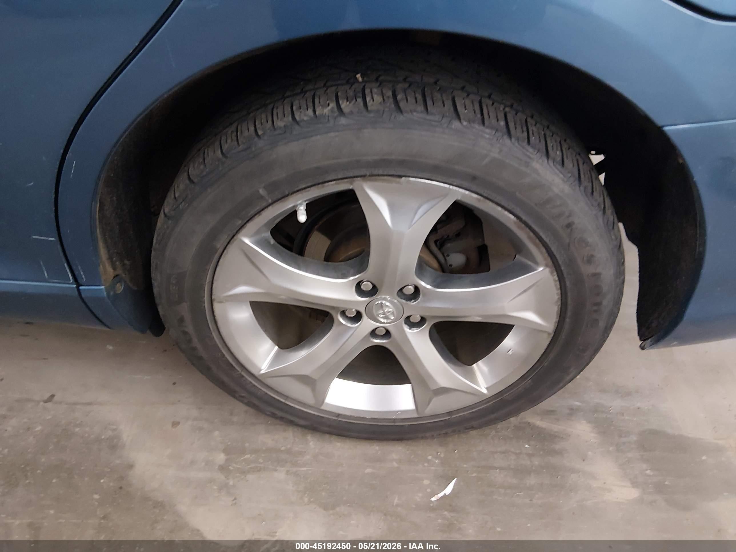 2011 Toyota Venza Base V6 Blue vin: 4T3BK3BB6BU046594
