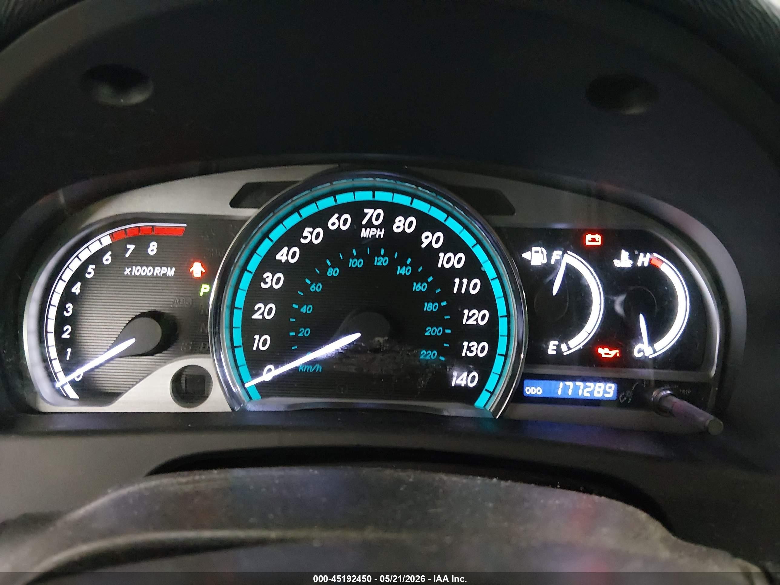 2011 Toyota Venza Base V6 Blue vin: 4T3BK3BB6BU046594