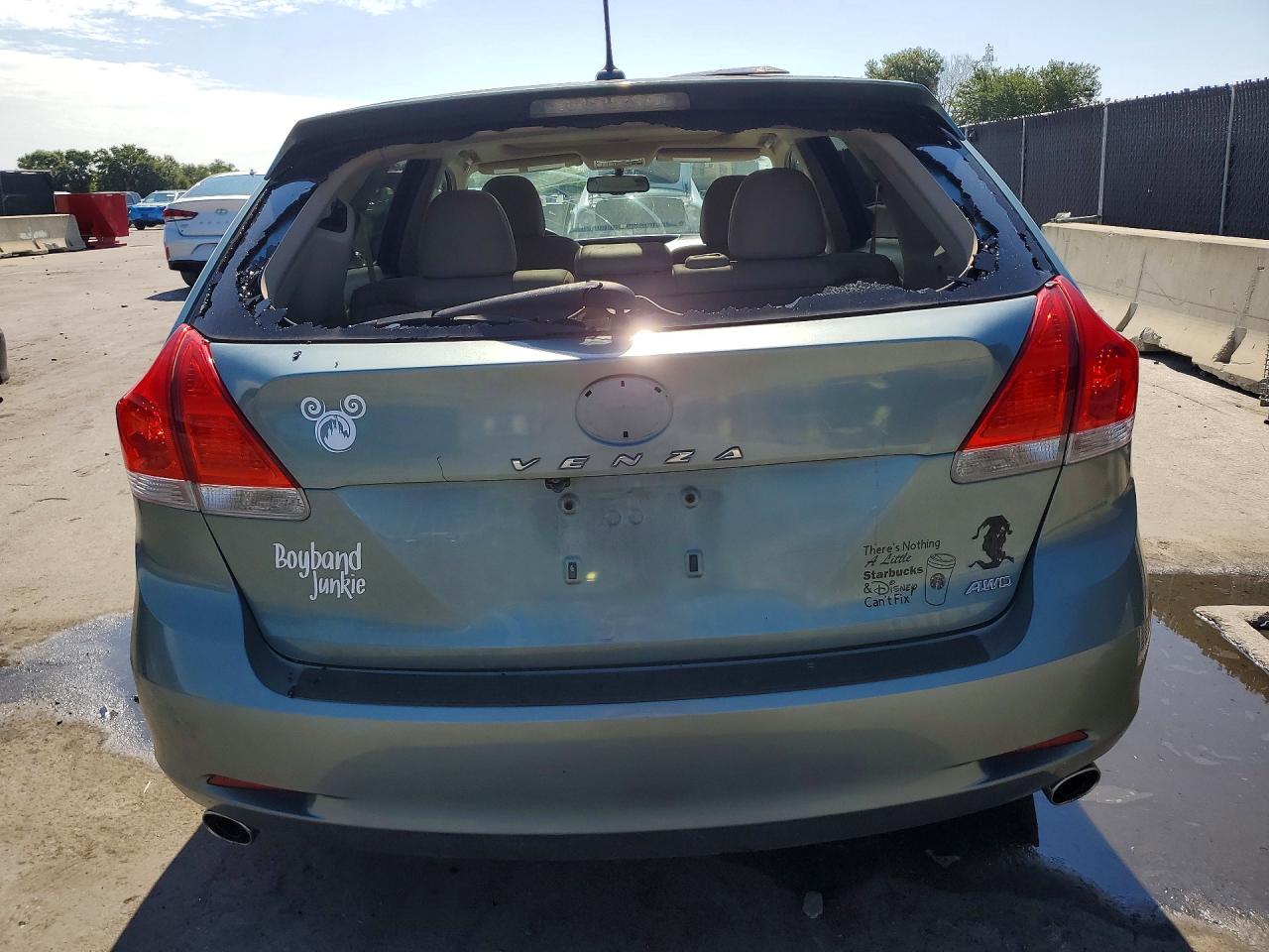 2011 Toyota Venza Awd V6 Green vin: 4T3BK3BB6BU050077