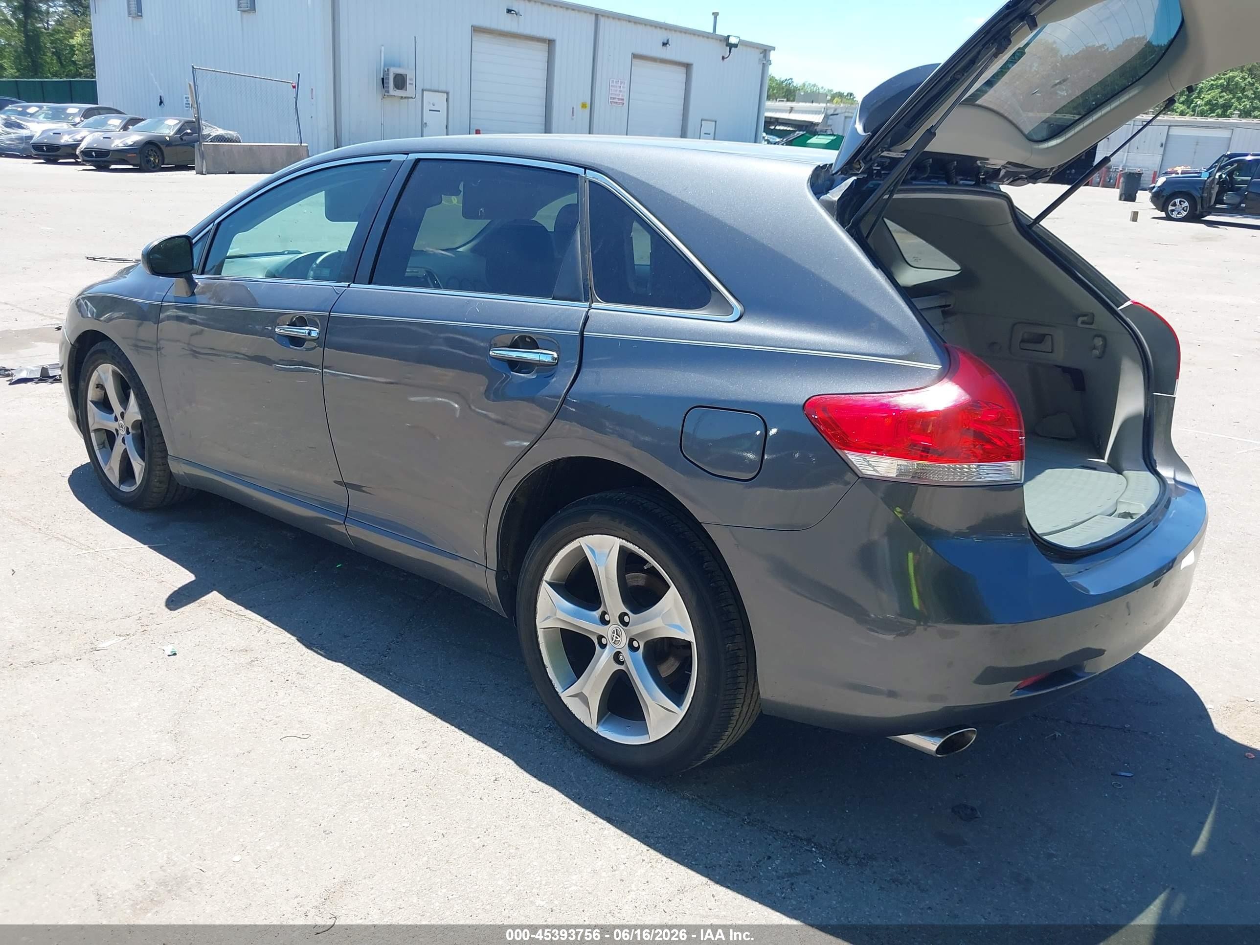 2012 Toyota Venza Xle V6 Серый vin: 4T3BK3BB6CU066264