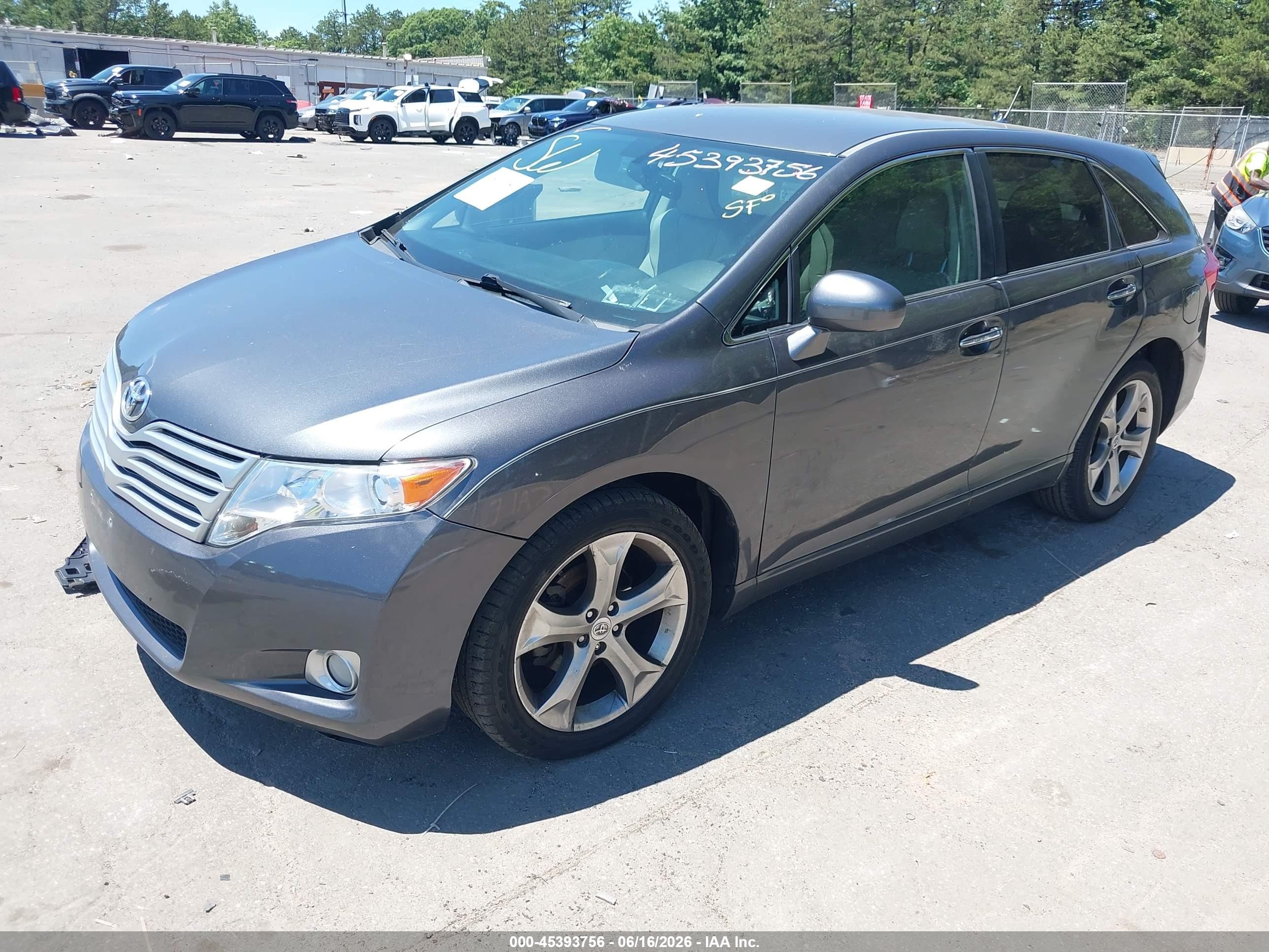 2012 Toyota Venza Xle V6 Серый vin: 4T3BK3BB6CU066264