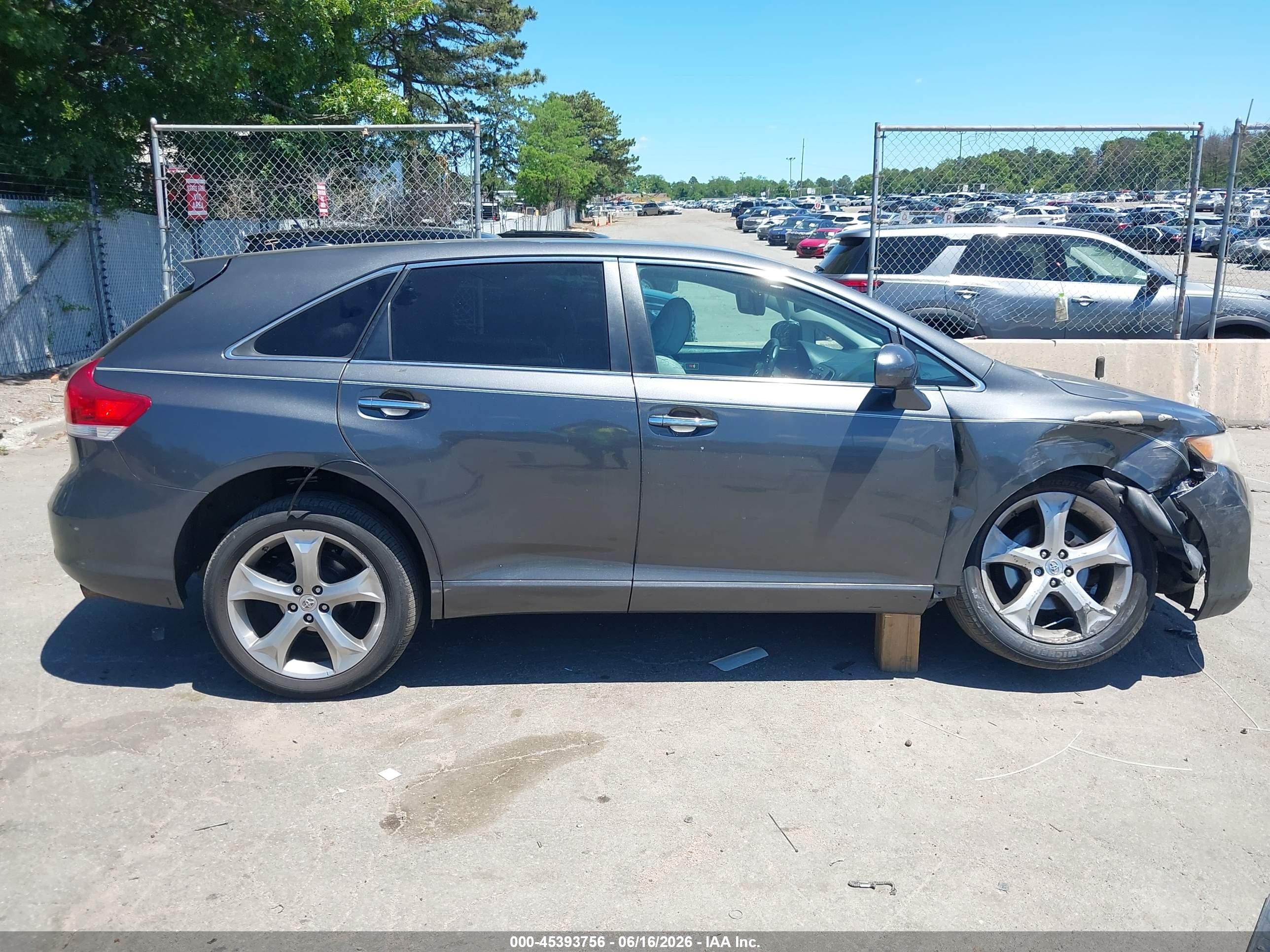 2012 Toyota Venza Xle V6 Серый vin: 4T3BK3BB6CU066264