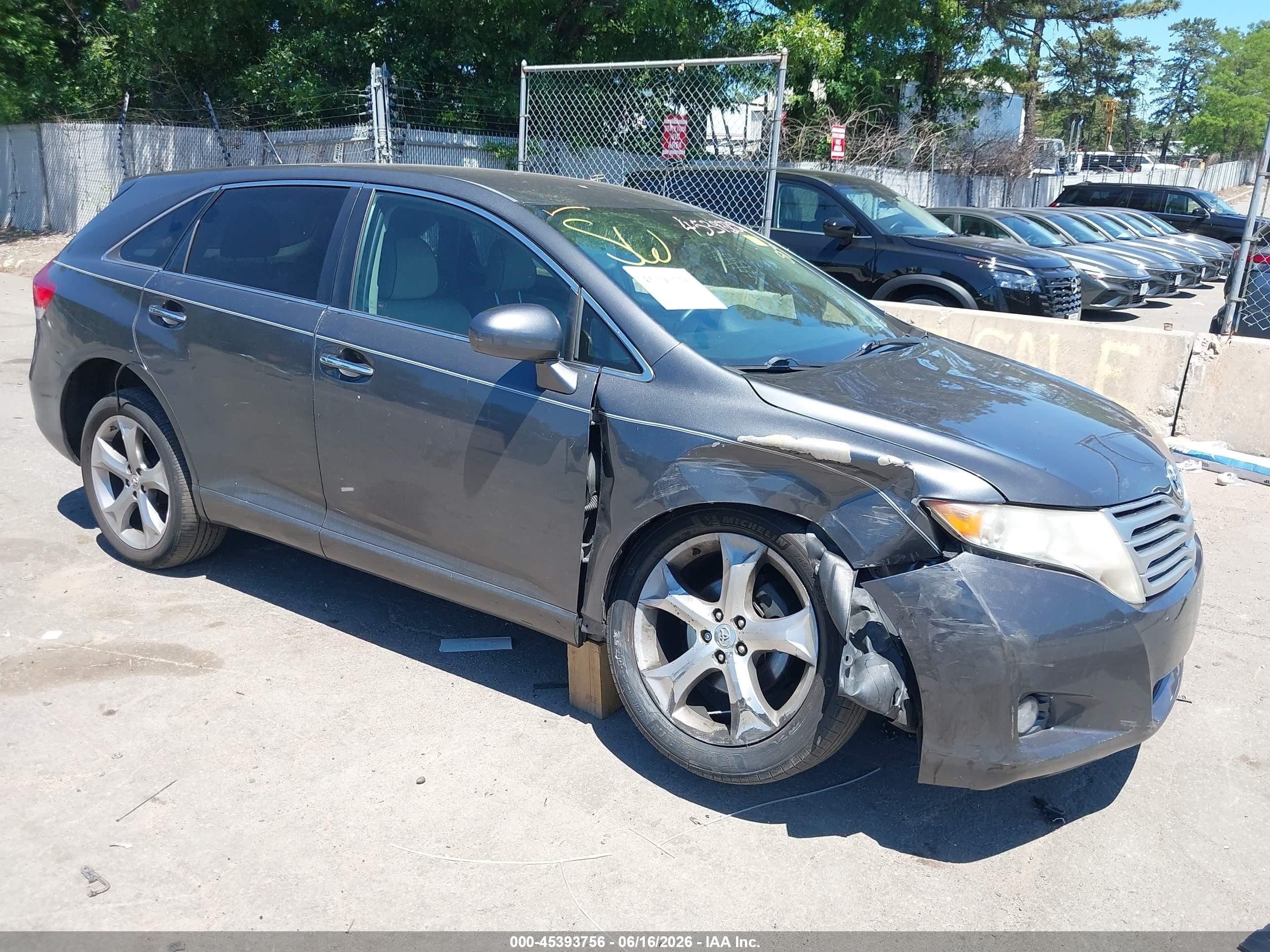 2012 Toyota Venza Xle V6 Серый vin: 4T3BK3BB6CU066264