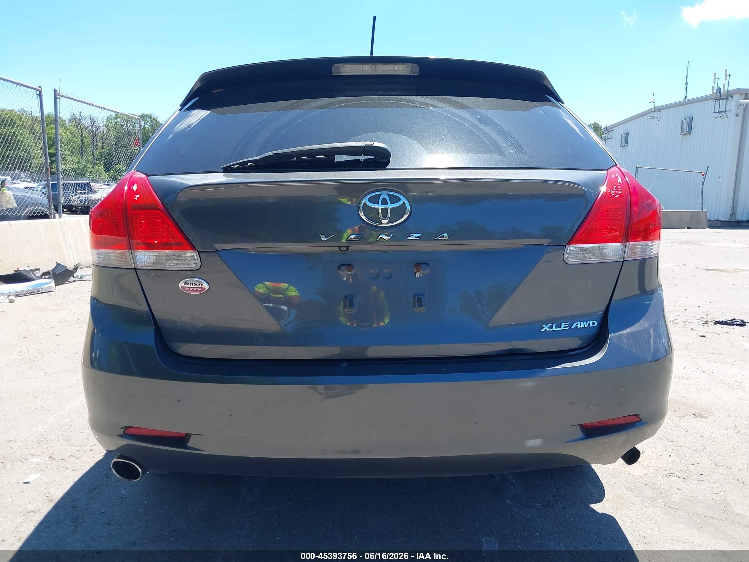 2012 Toyota Venza Xle V6 Серый vin: 4T3BK3BB6CU066264