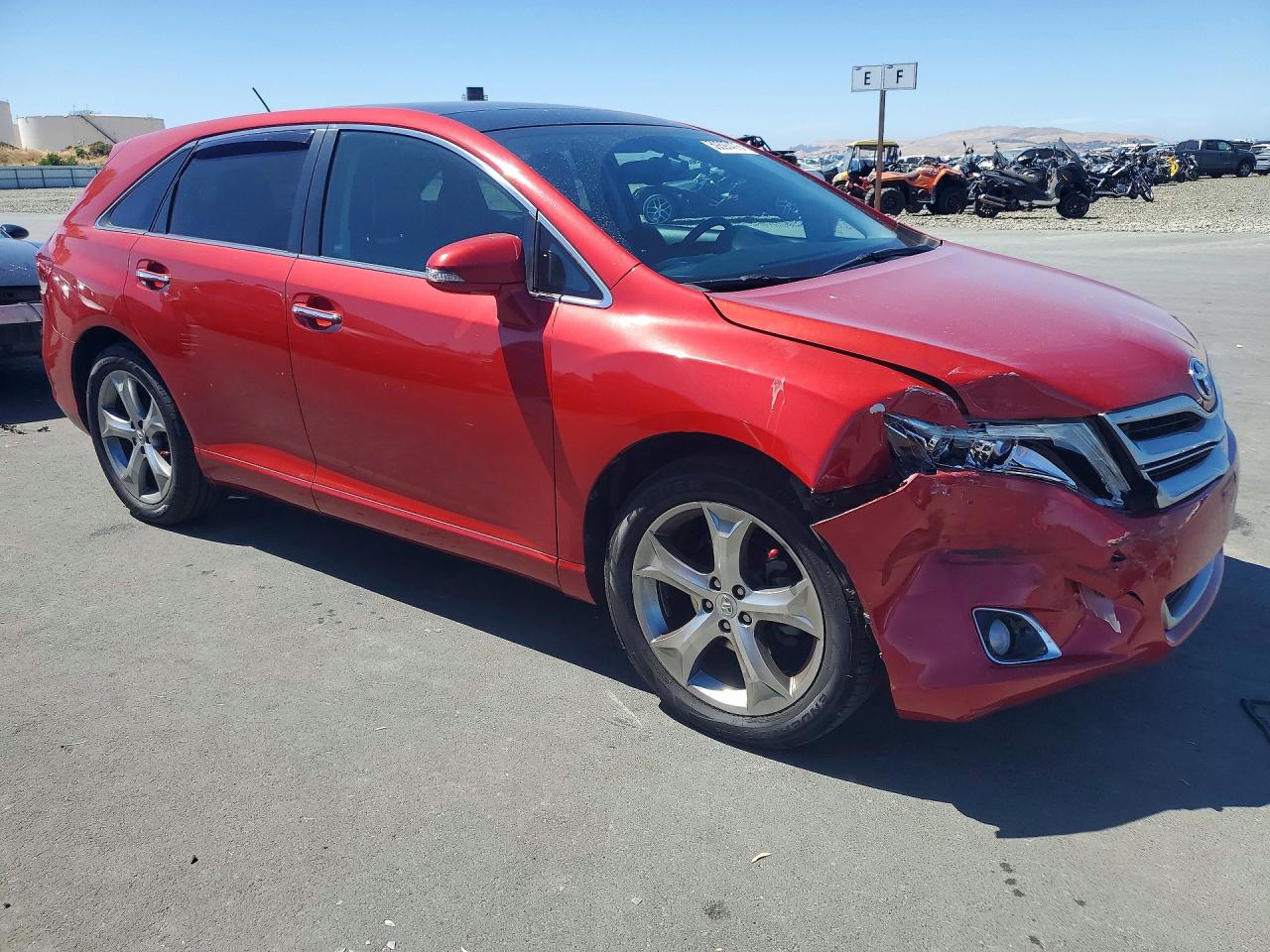2013 Toyota Venza Limited Red vin: 4T3BK3BB6DU073734