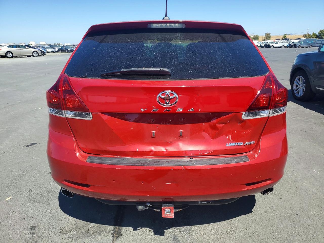 2013 Toyota Venza Limited Red vin: 4T3BK3BB6DU073734