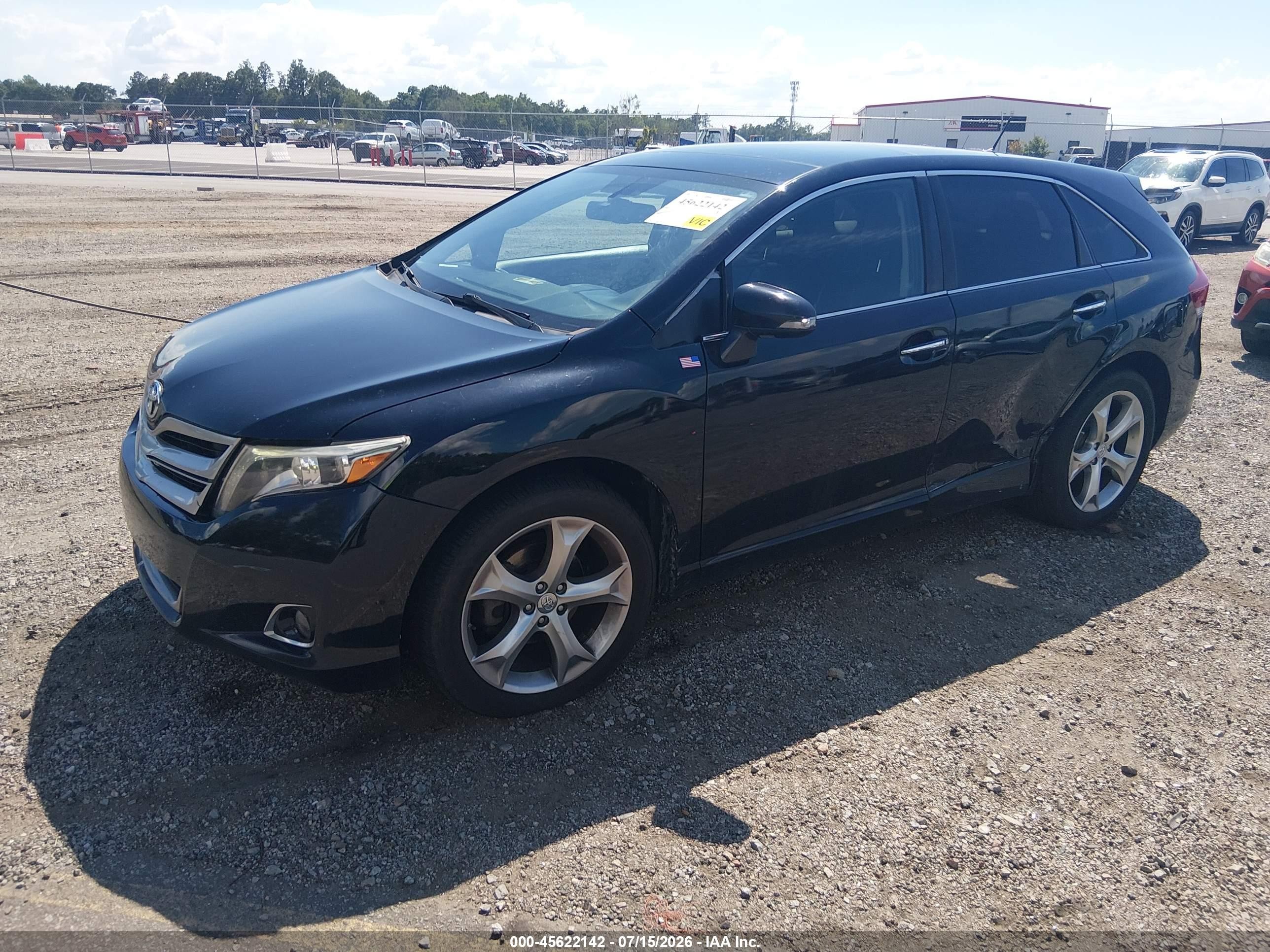 2013 Toyota Venza Le/xle/limited Black vin: 4T3BK3BB6DU076701