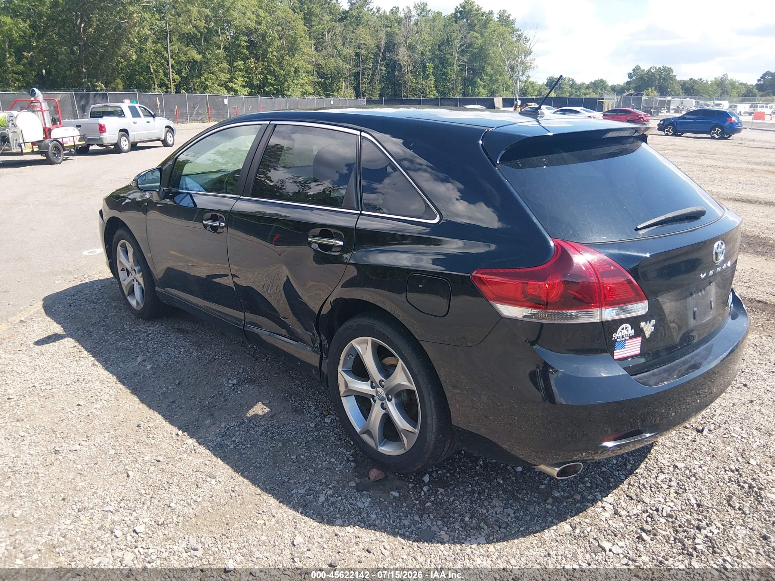 2013 Toyota Venza Le/xle/limited Black vin: 4T3BK3BB6DU076701