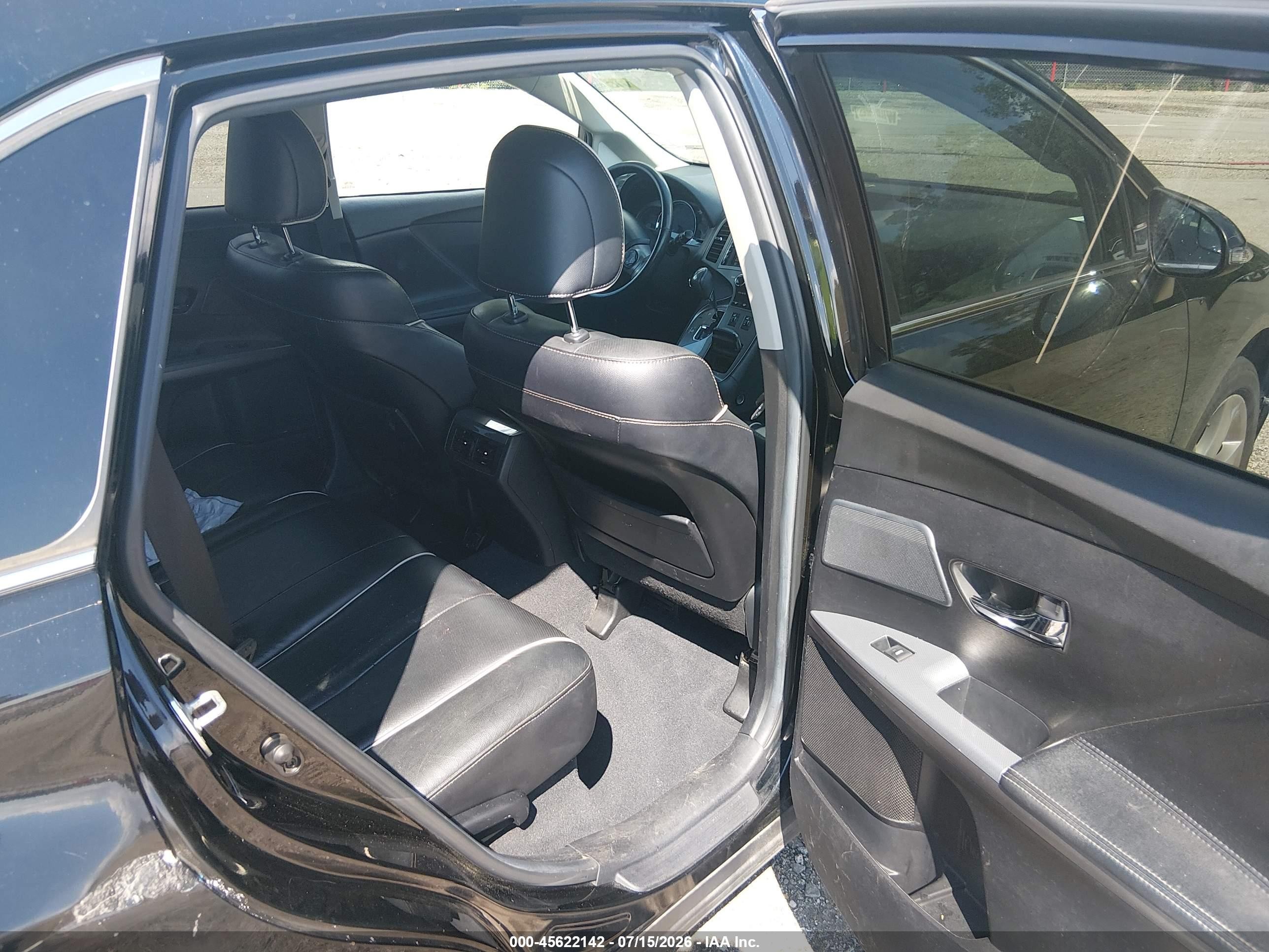 2013 Toyota Venza Le/xle/limited Black vin: 4T3BK3BB6DU076701