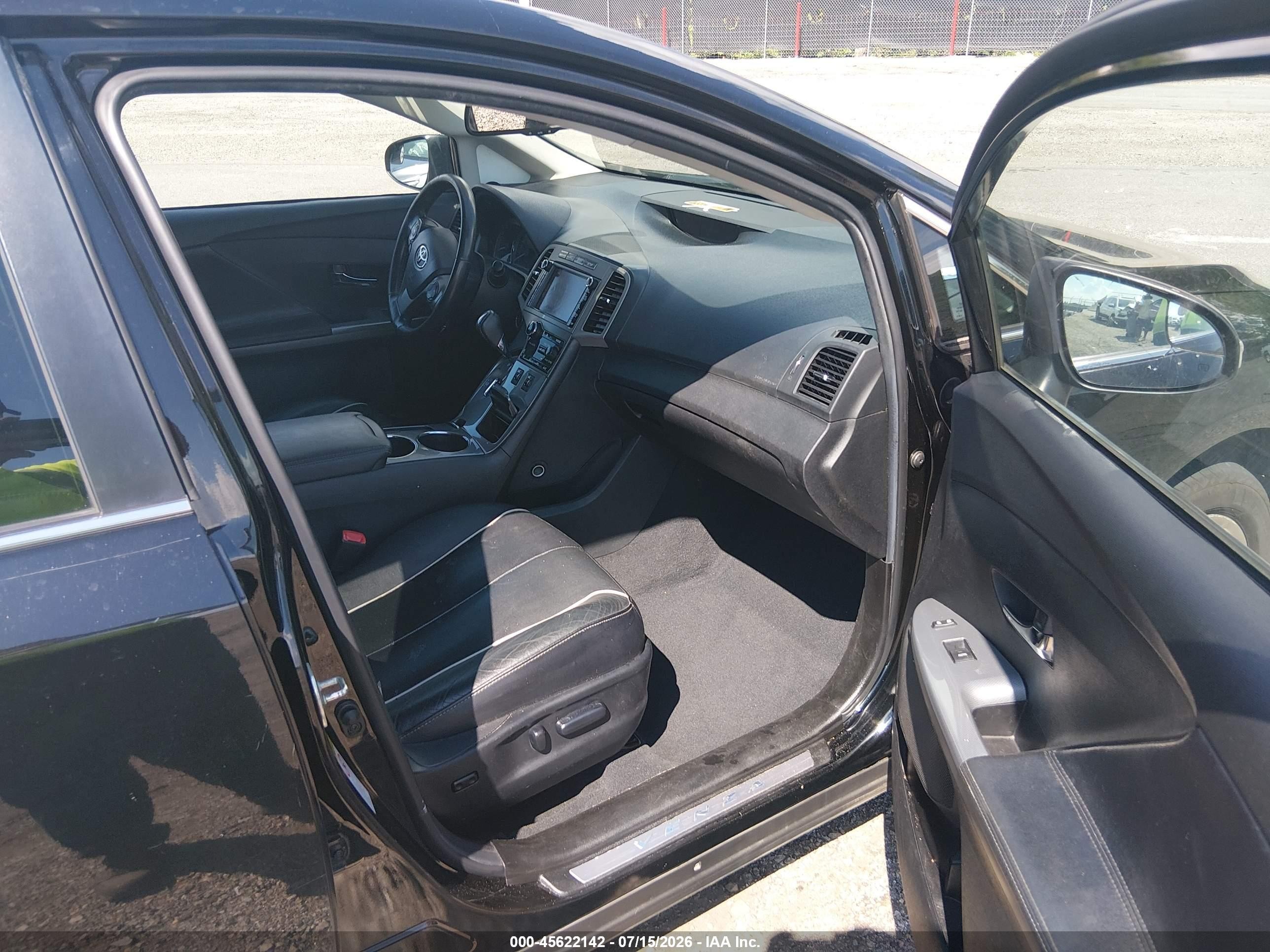 2013 Toyota Venza Le/xle/limited Black vin: 4T3BK3BB6DU076701