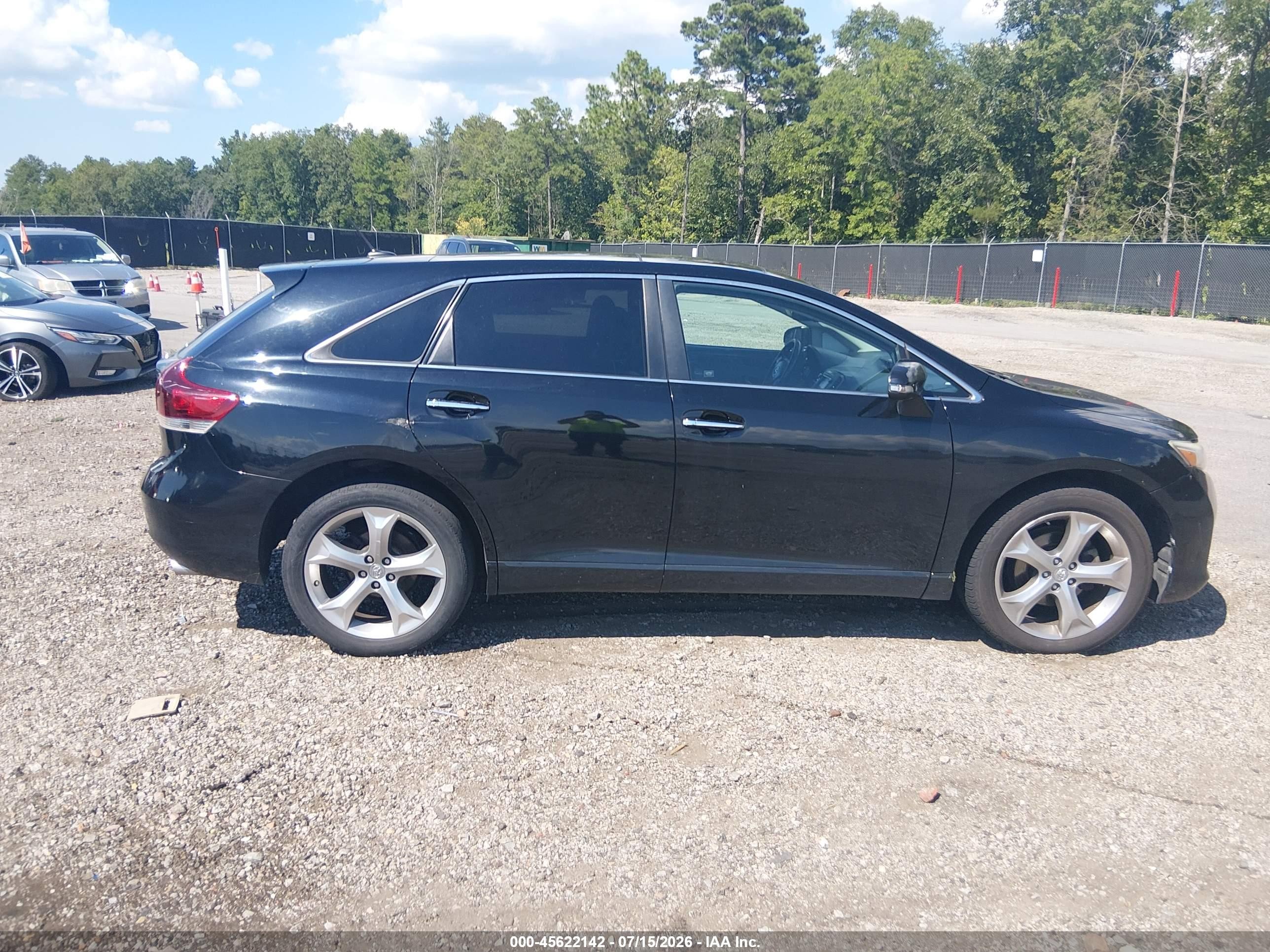 2013 Toyota Venza Le/xle/limited Black vin: 4T3BK3BB6DU076701