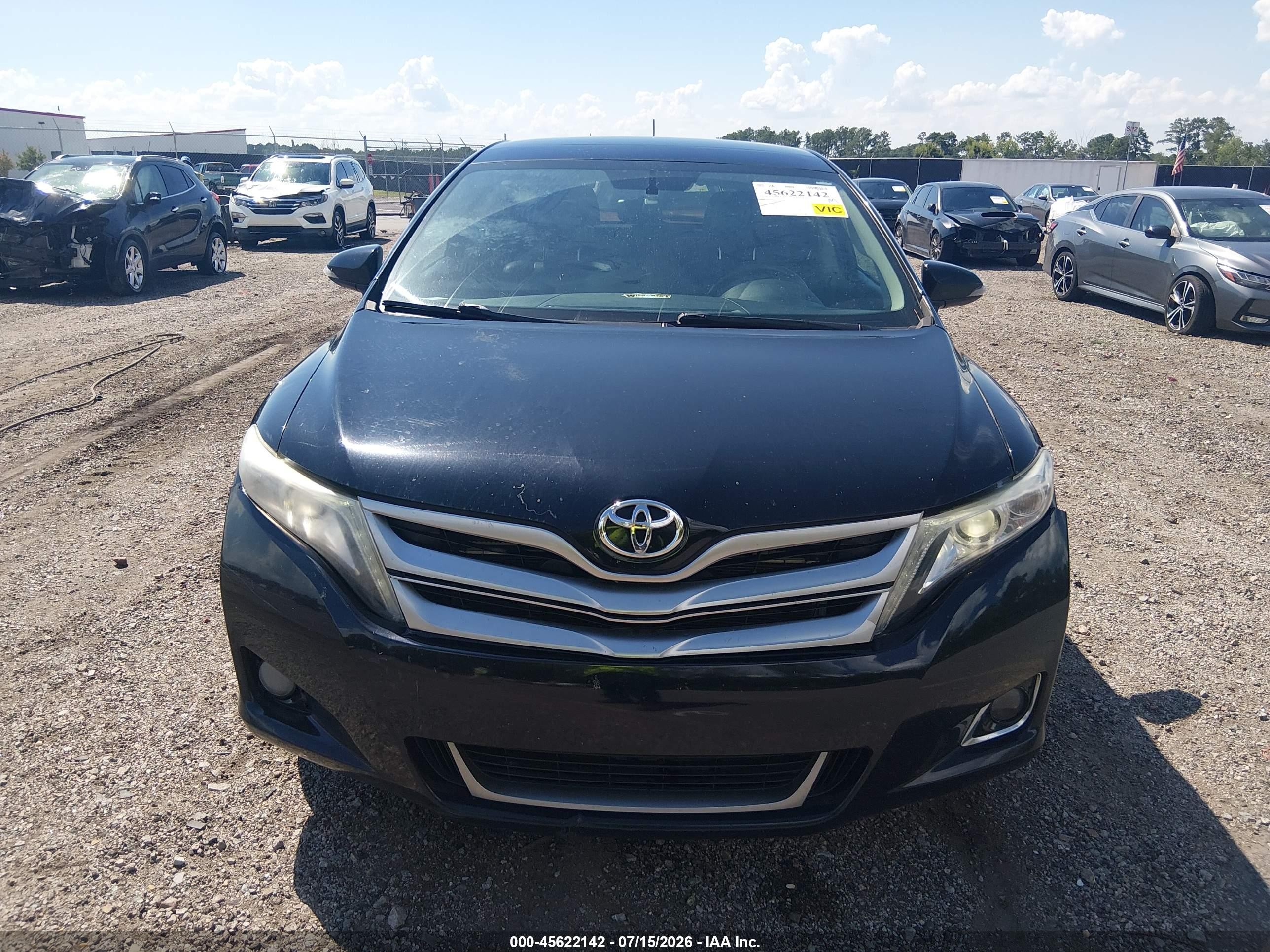 2013 Toyota Venza Le/xle/limited Black vin: 4T3BK3BB6DU076701
