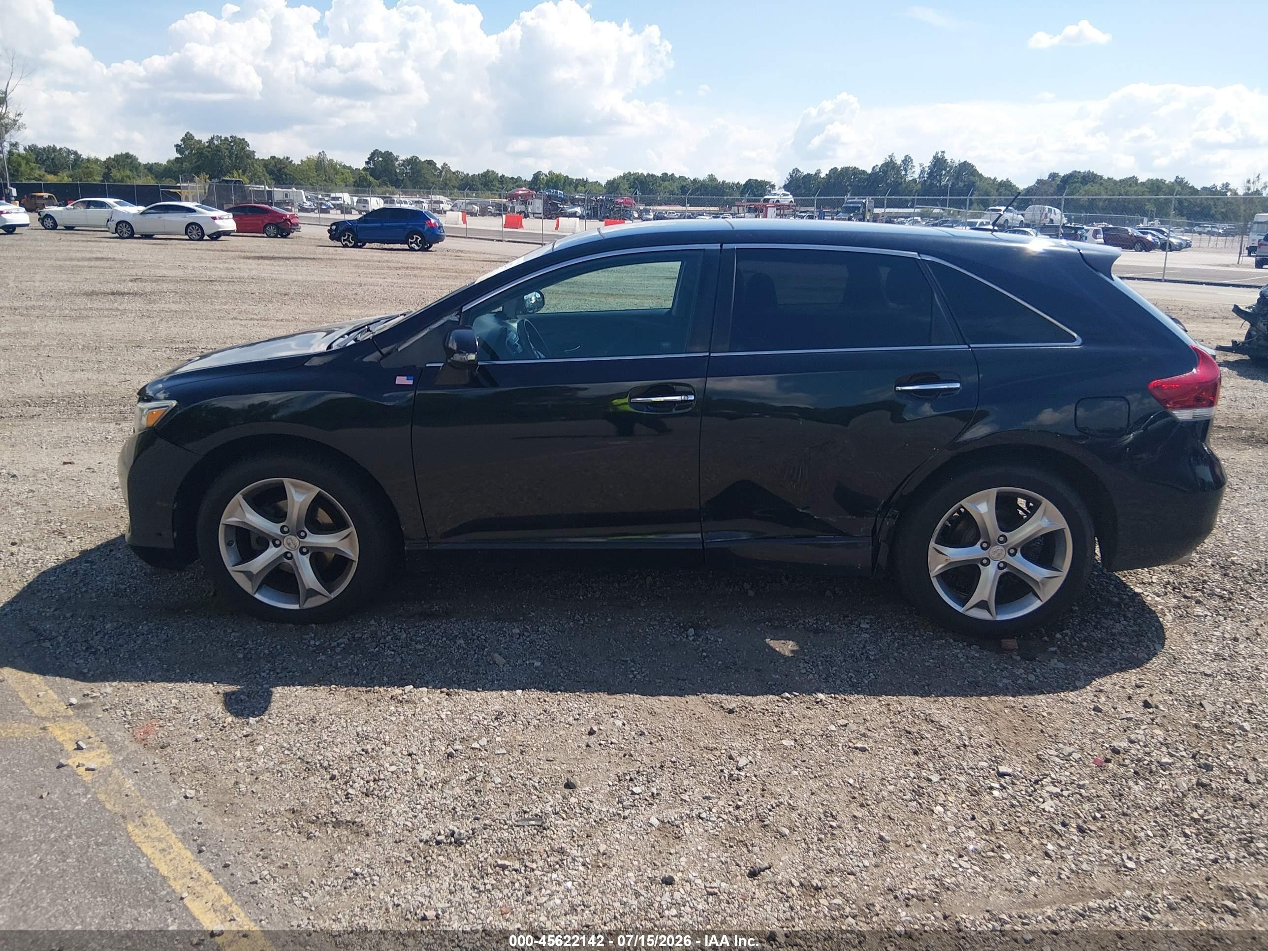 2013 Toyota Venza Le/xle/limited Black vin: 4T3BK3BB6DU076701