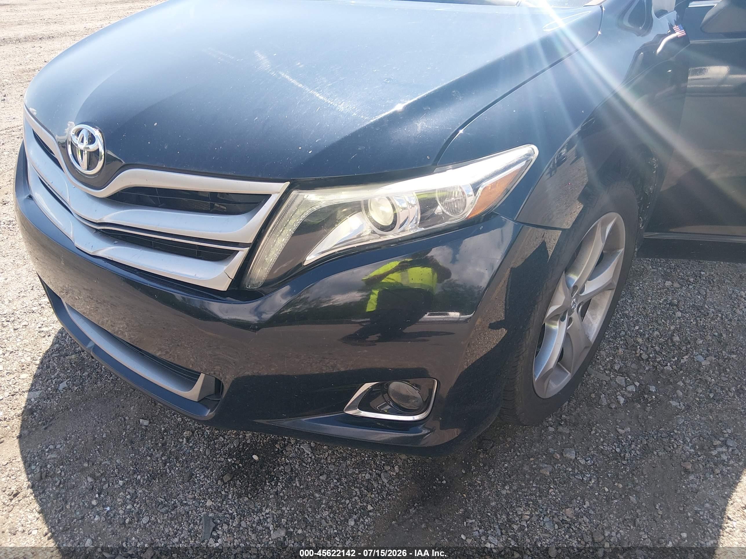 2013 Toyota Venza Le/xle/limited Black vin: 4T3BK3BB6DU076701