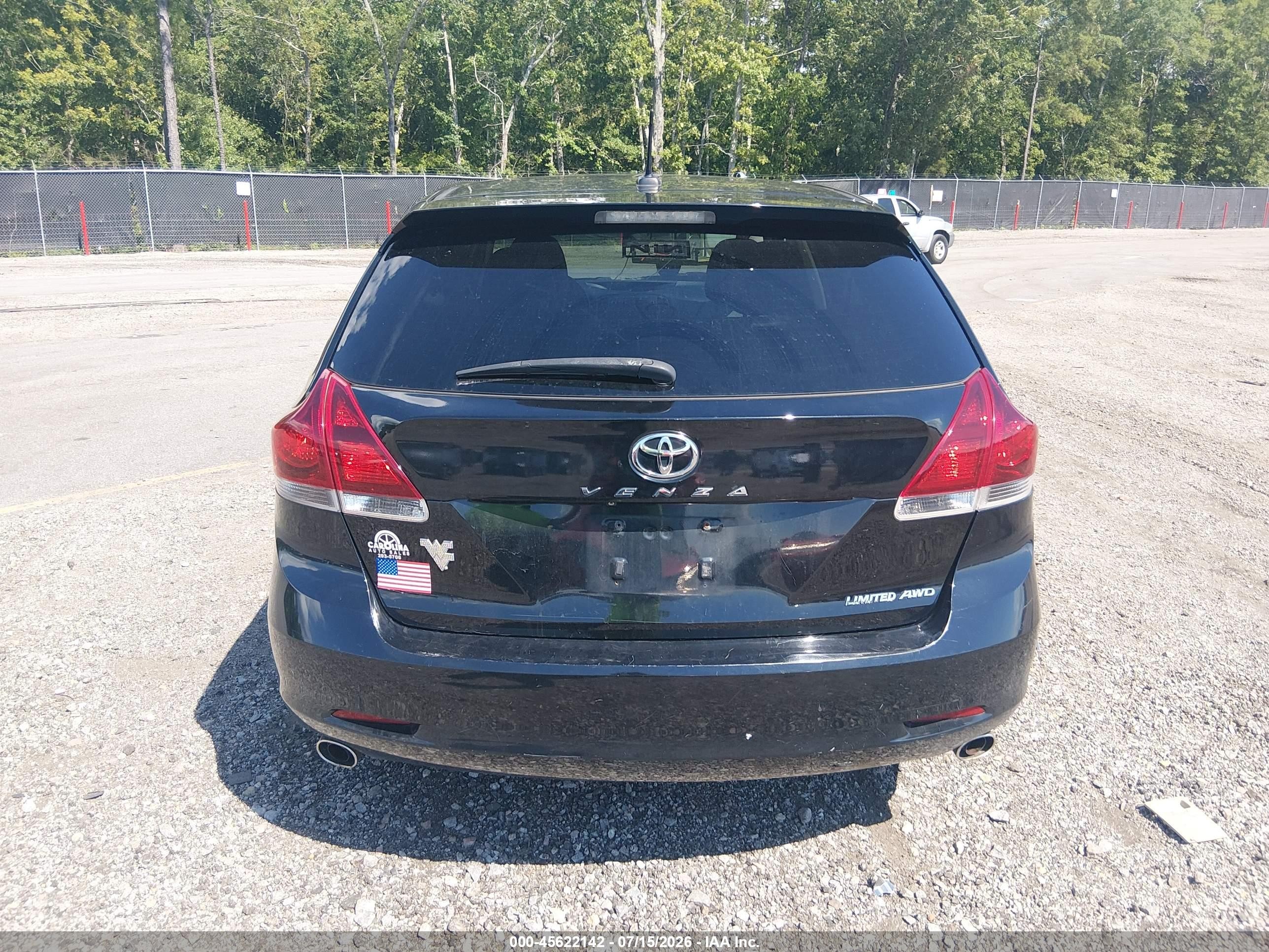 2013 Toyota Venza Le/xle/limited Black vin: 4T3BK3BB6DU076701