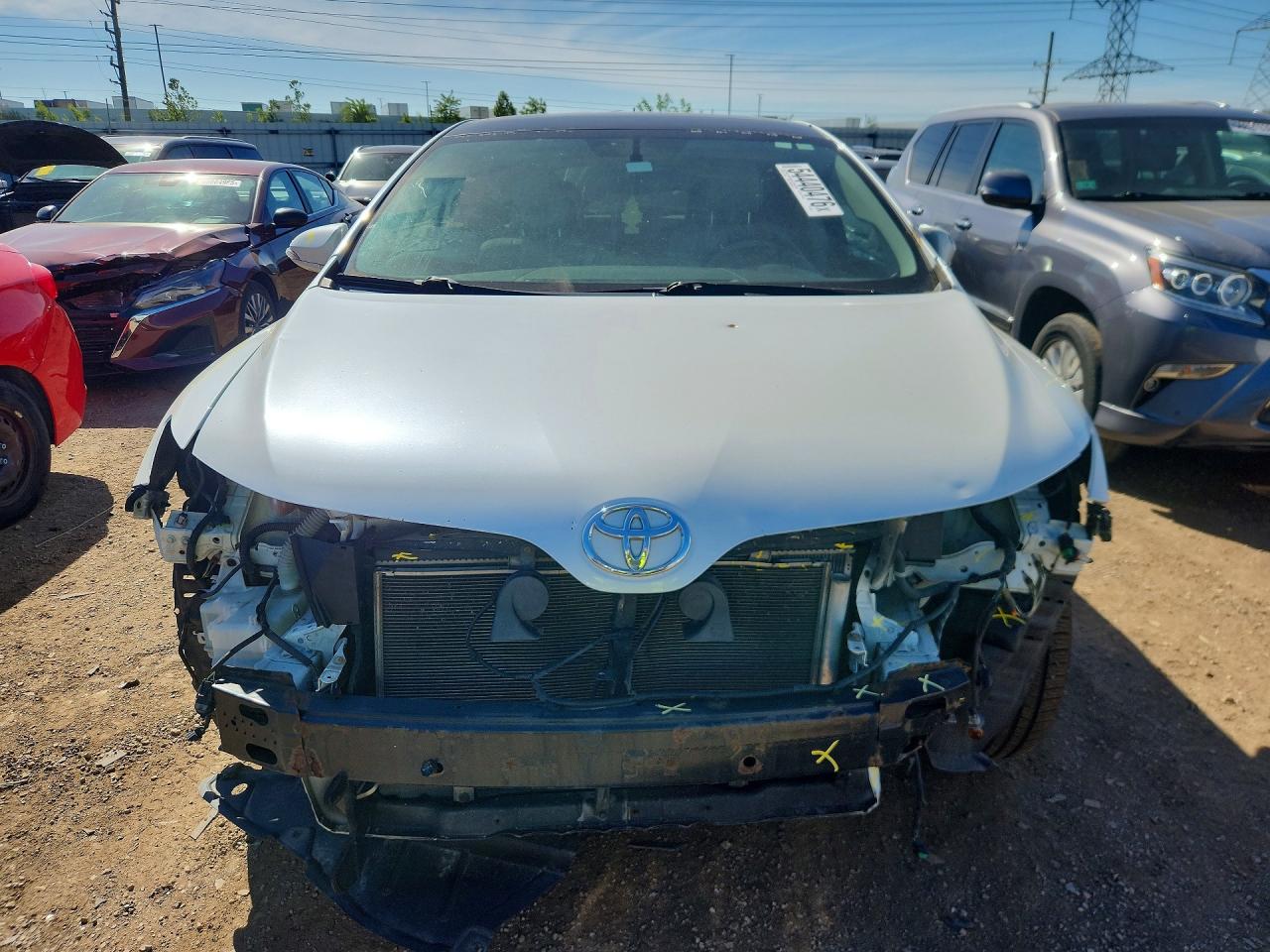 2013 Toyota Venza Xle White vin: 4T3BK3BB6DU078366