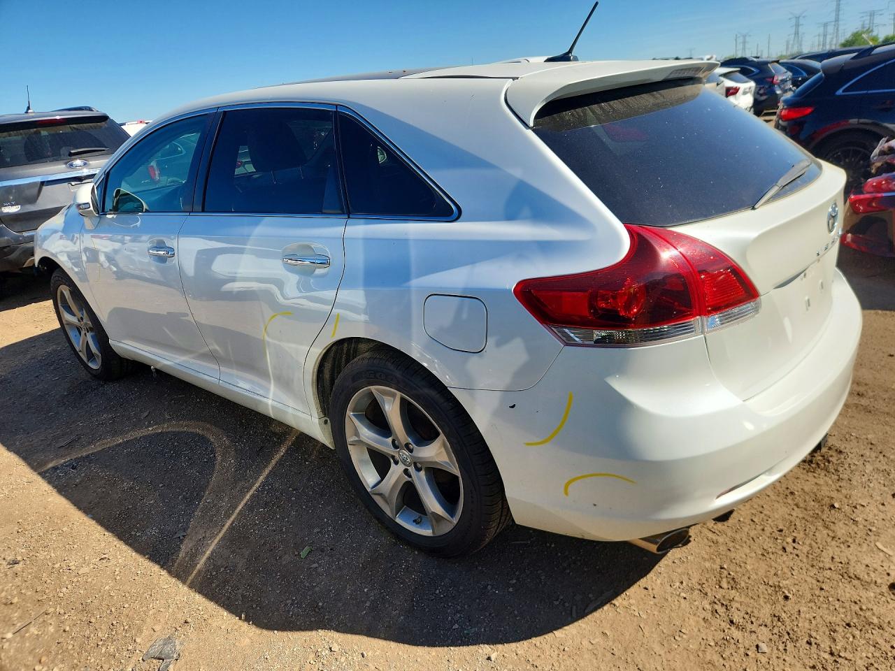 2013 Toyota Venza Xle White vin: 4T3BK3BB6DU078366
