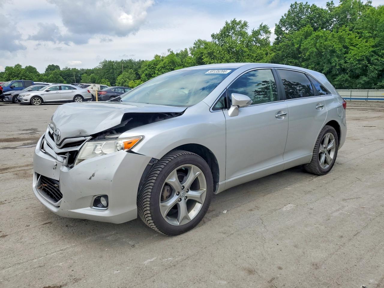 2013 Toyota Venza Xle Silver vin: 4T3BK3BB6DU079582