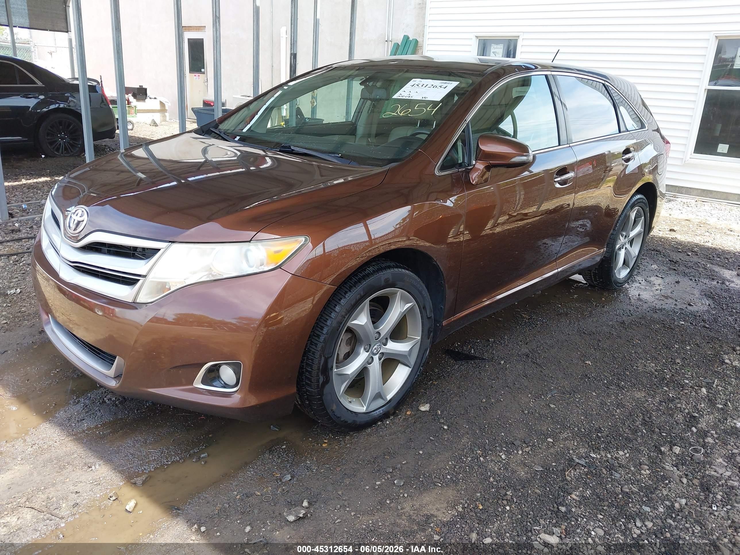 2013 Toyota Venza Xle V6 Brown vin: 4T3BK3BB6DU085222