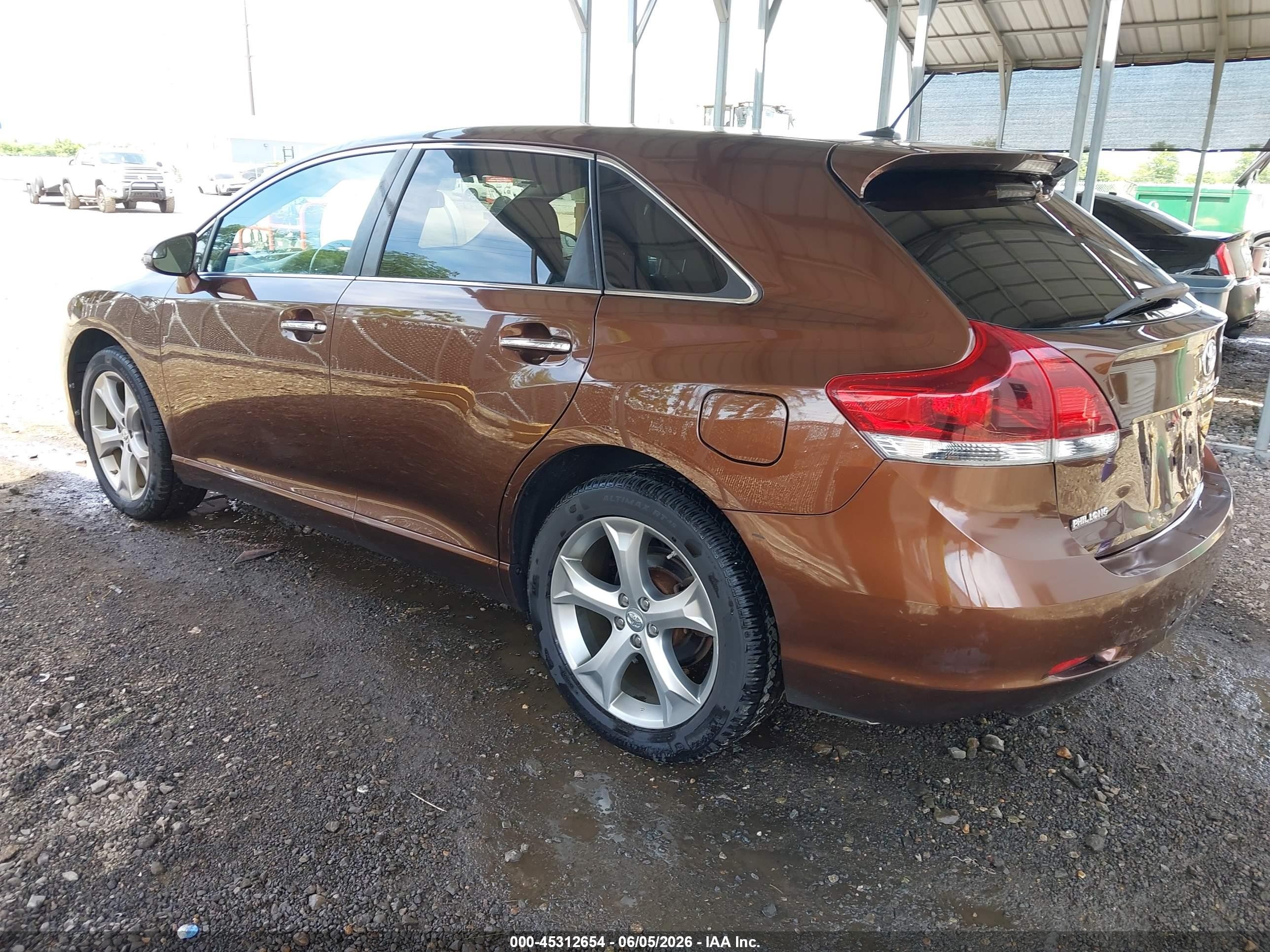 2013 Toyota Venza Xle V6 Brown vin: 4T3BK3BB6DU085222
