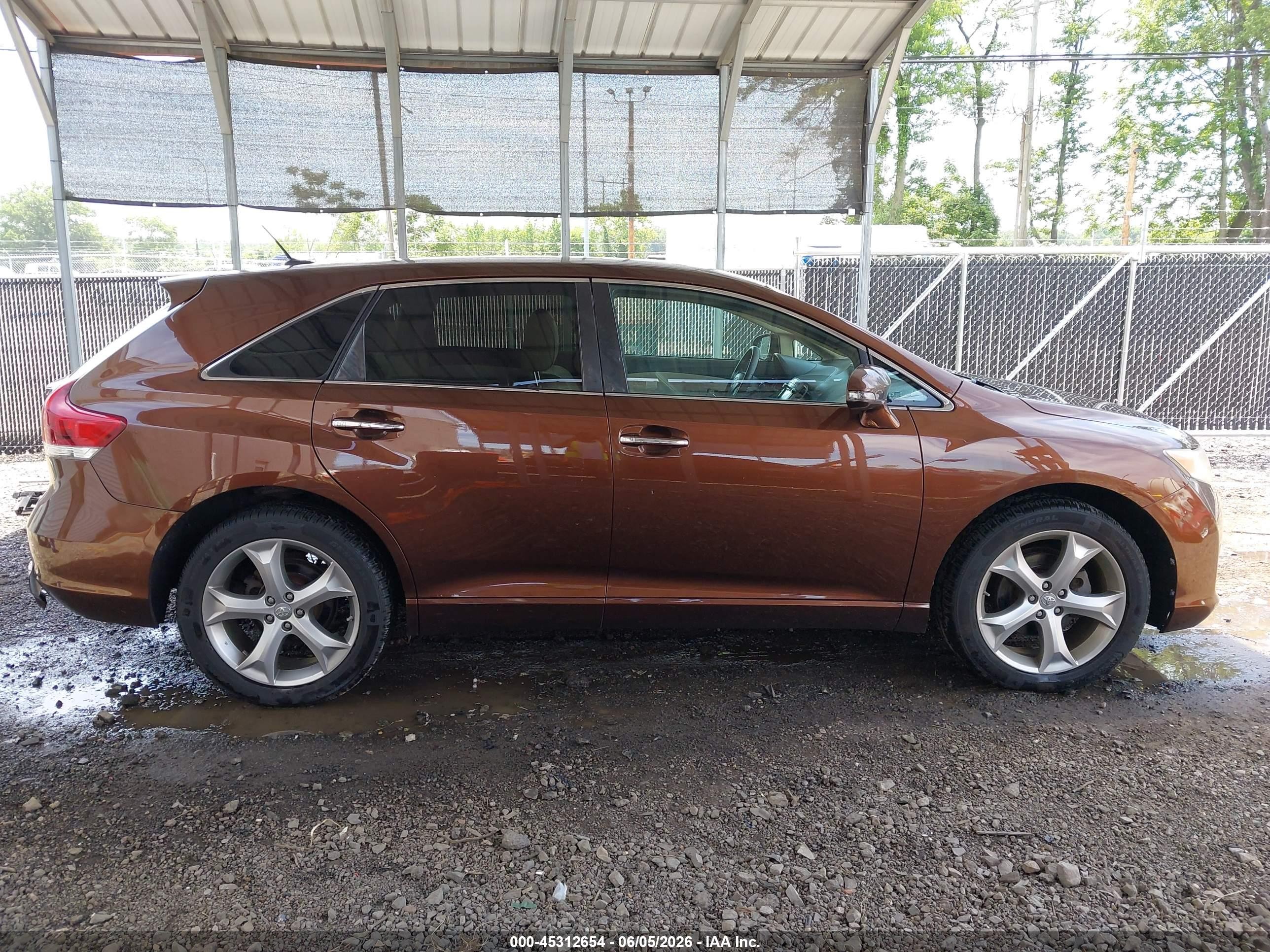 2013 Toyota Venza Xle V6 Brown vin: 4T3BK3BB6DU085222