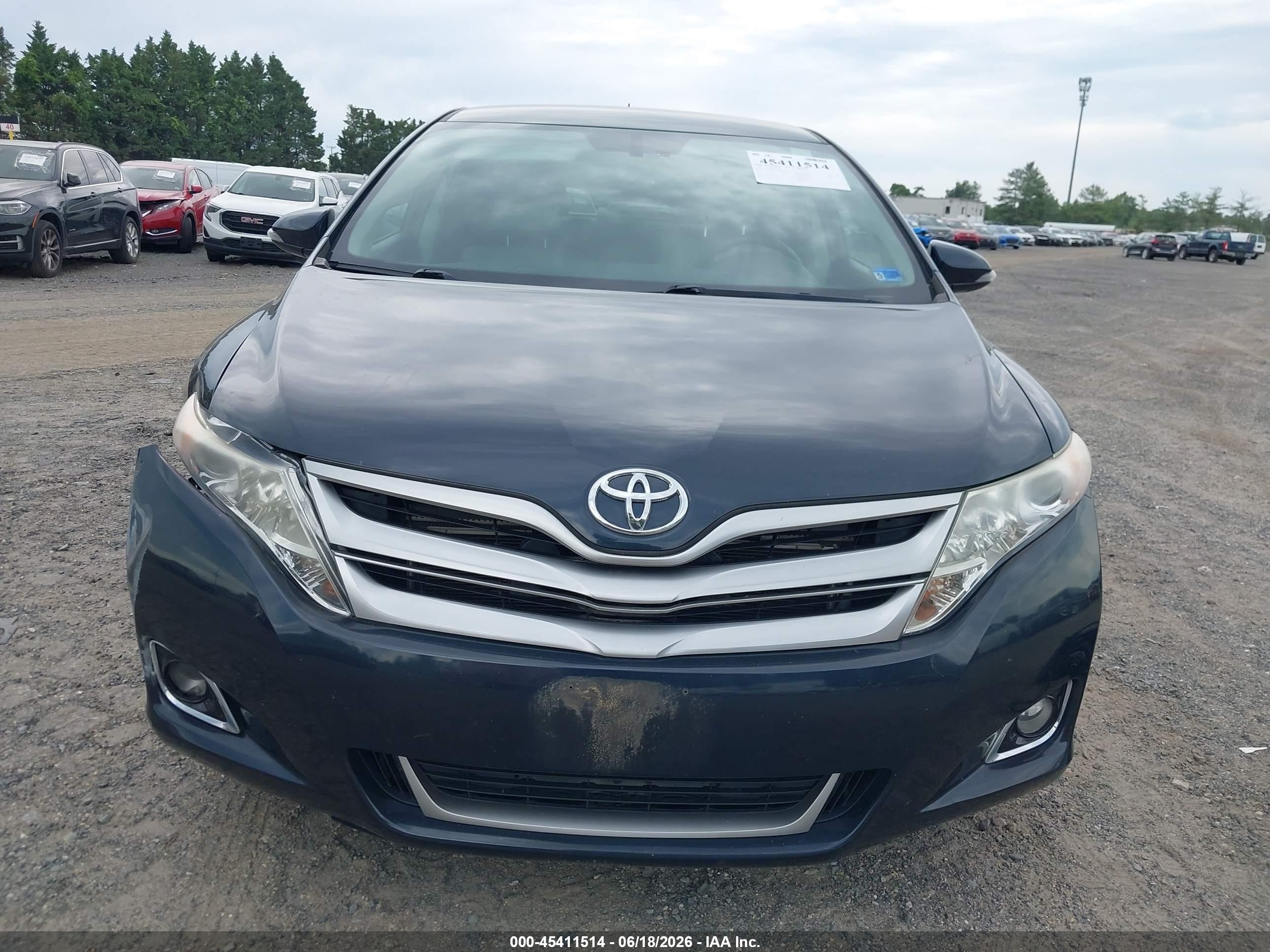 2013 Toyota Venza Xle V6 Black vin: 4T3BK3BB6DU092459