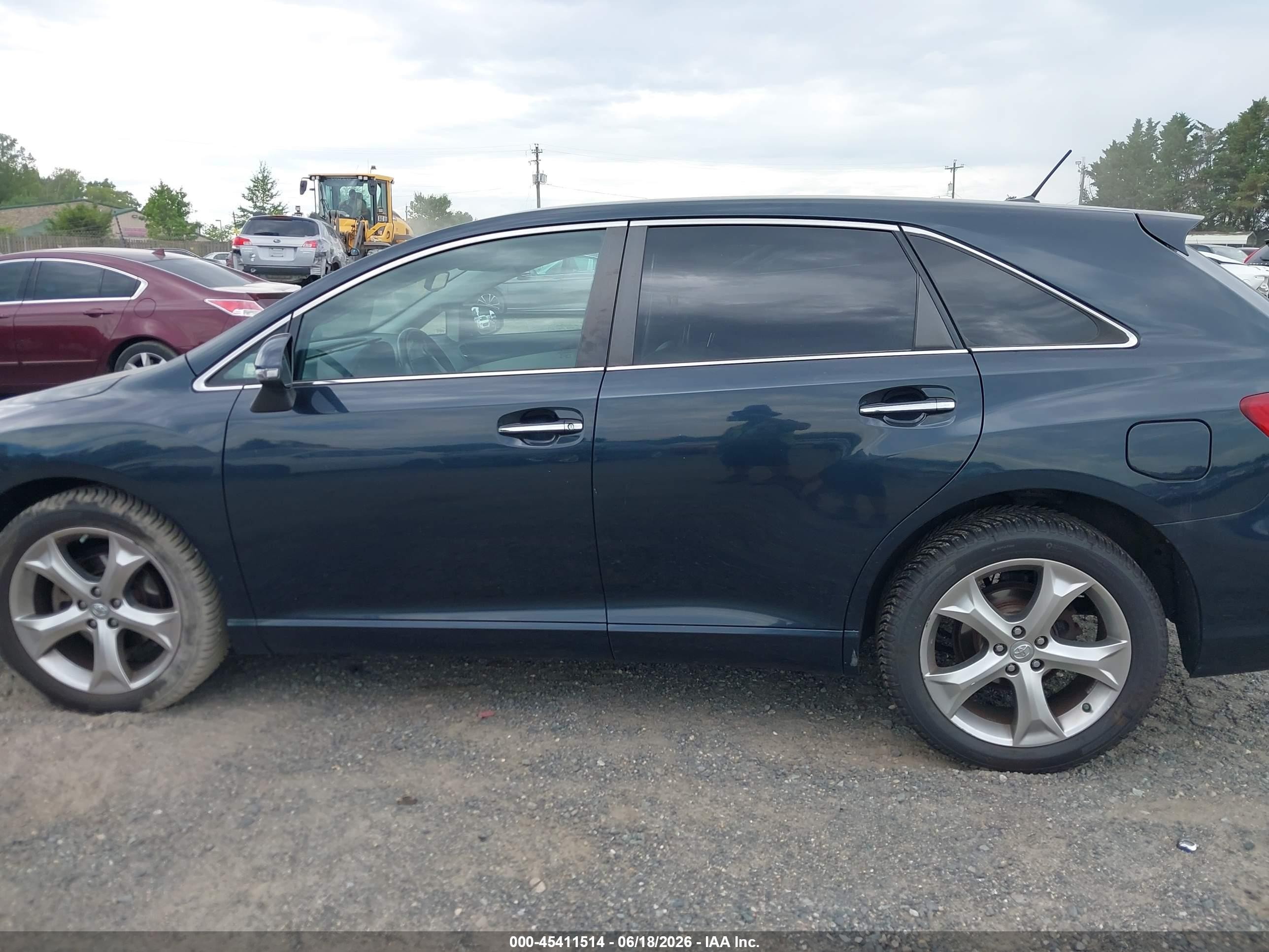 2013 Toyota Venza Xle V6 Black vin: 4T3BK3BB6DU092459
