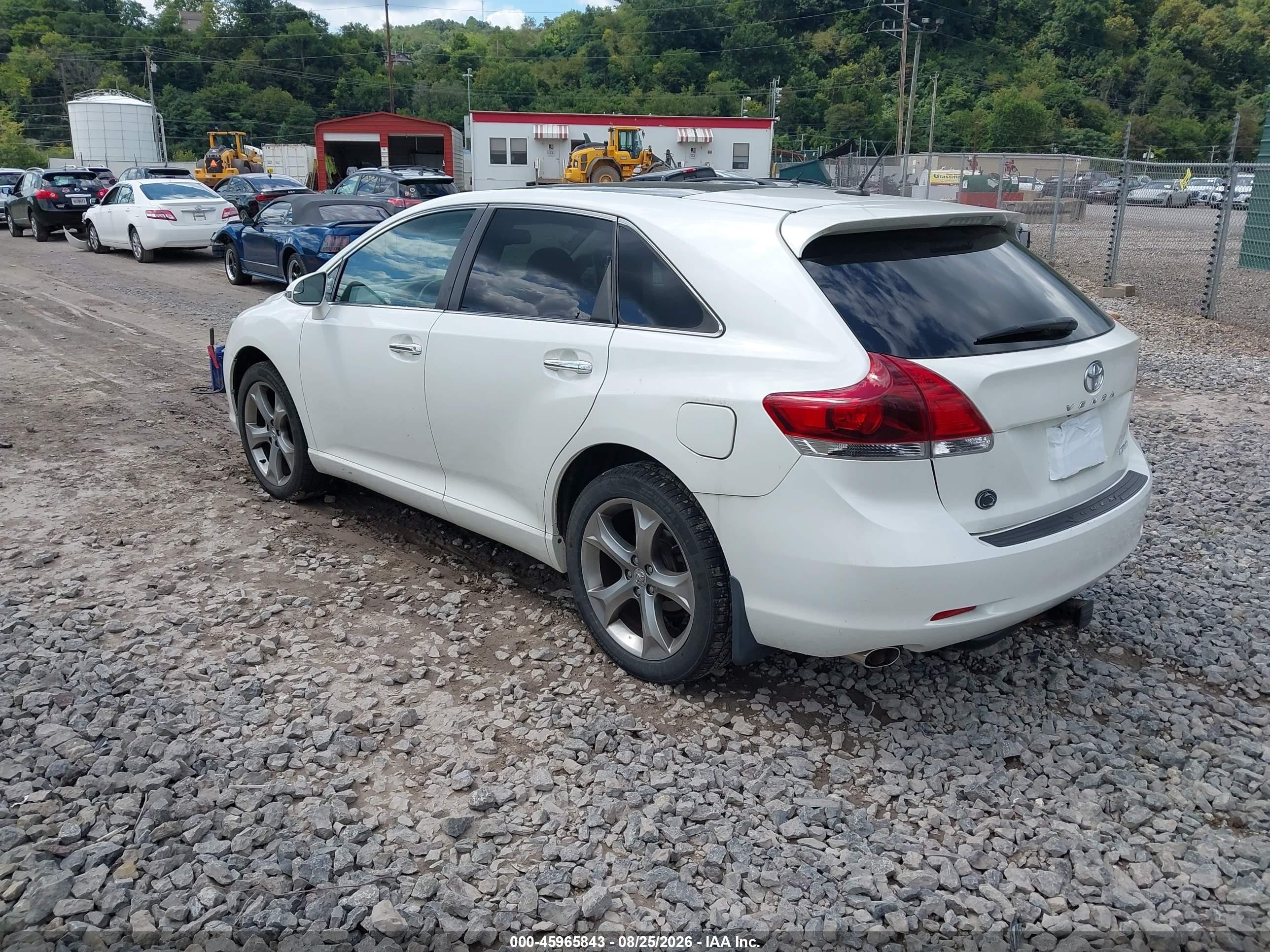 2013 Toyota Venza Limited V6 White vin: 4T3BK3BB6DU095331
