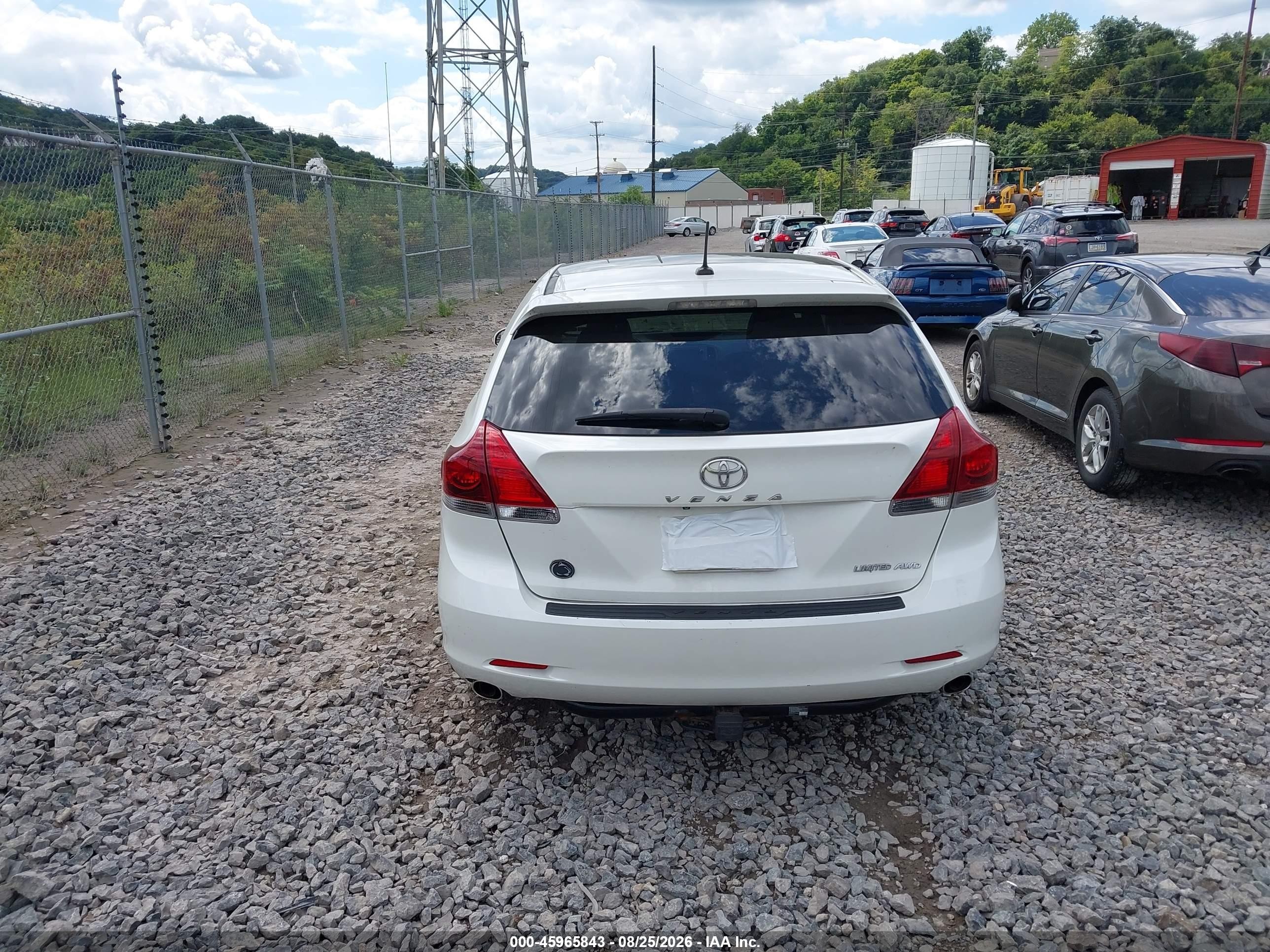2013 Toyota Venza Limited V6 White vin: 4T3BK3BB6DU095331