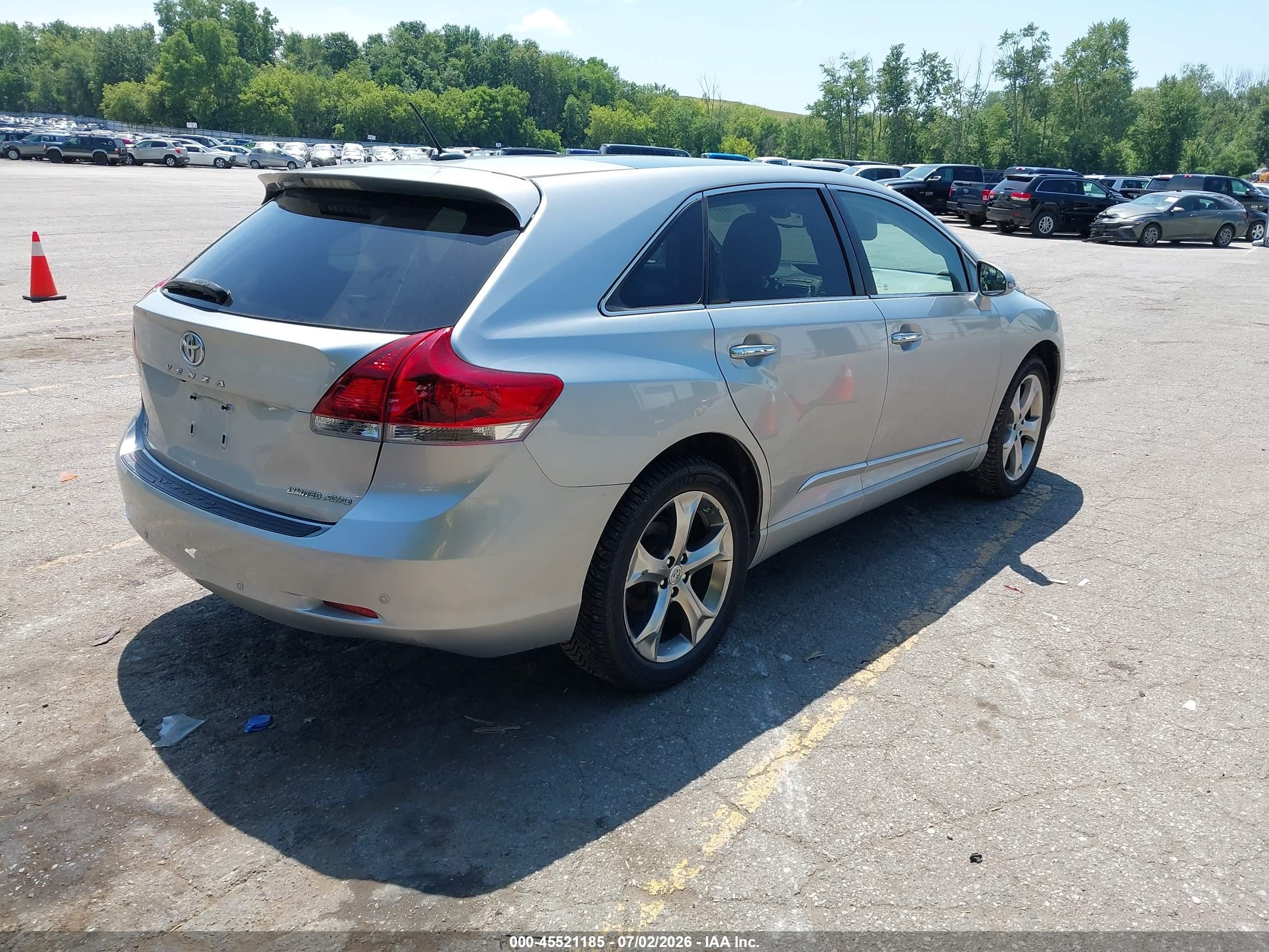2015 Toyota Venza Limited V6 Silver vin: 4T3BK3BB6FU115192