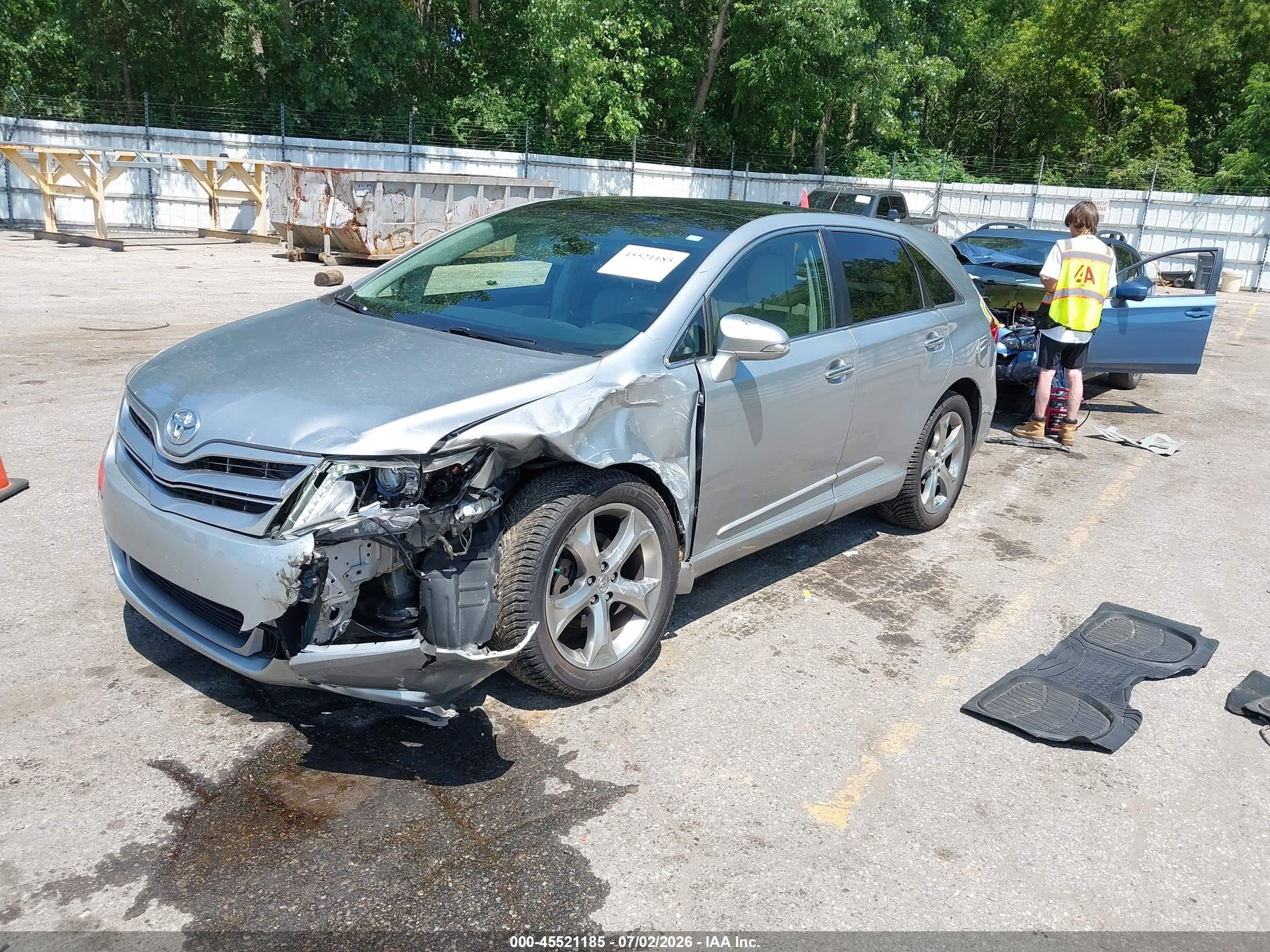 2015 Toyota Venza Limited V6 Silver vin: 4T3BK3BB6FU115192