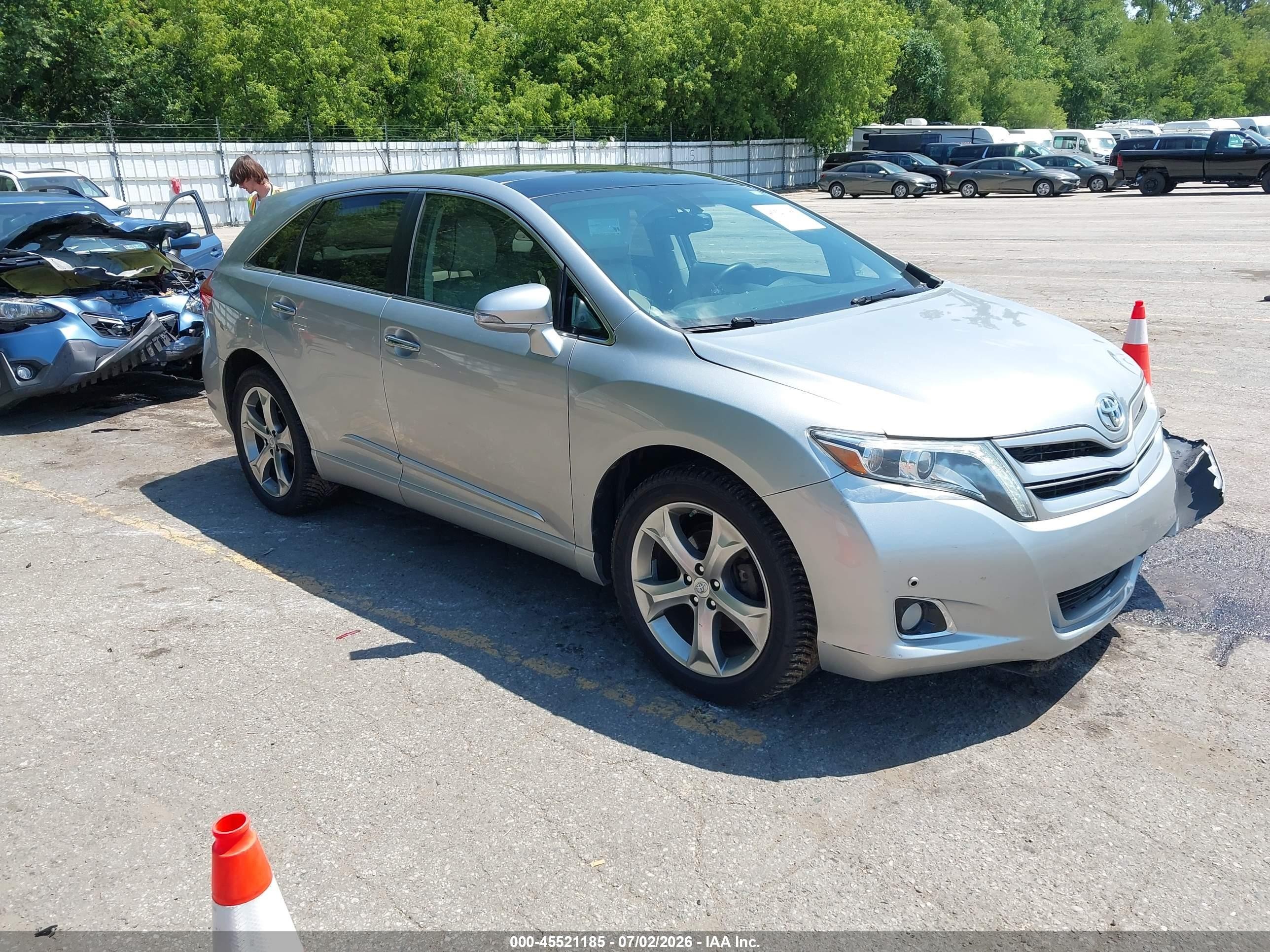 2015 Toyota Venza Limited V6 Silver vin: 4T3BK3BB6FU115192