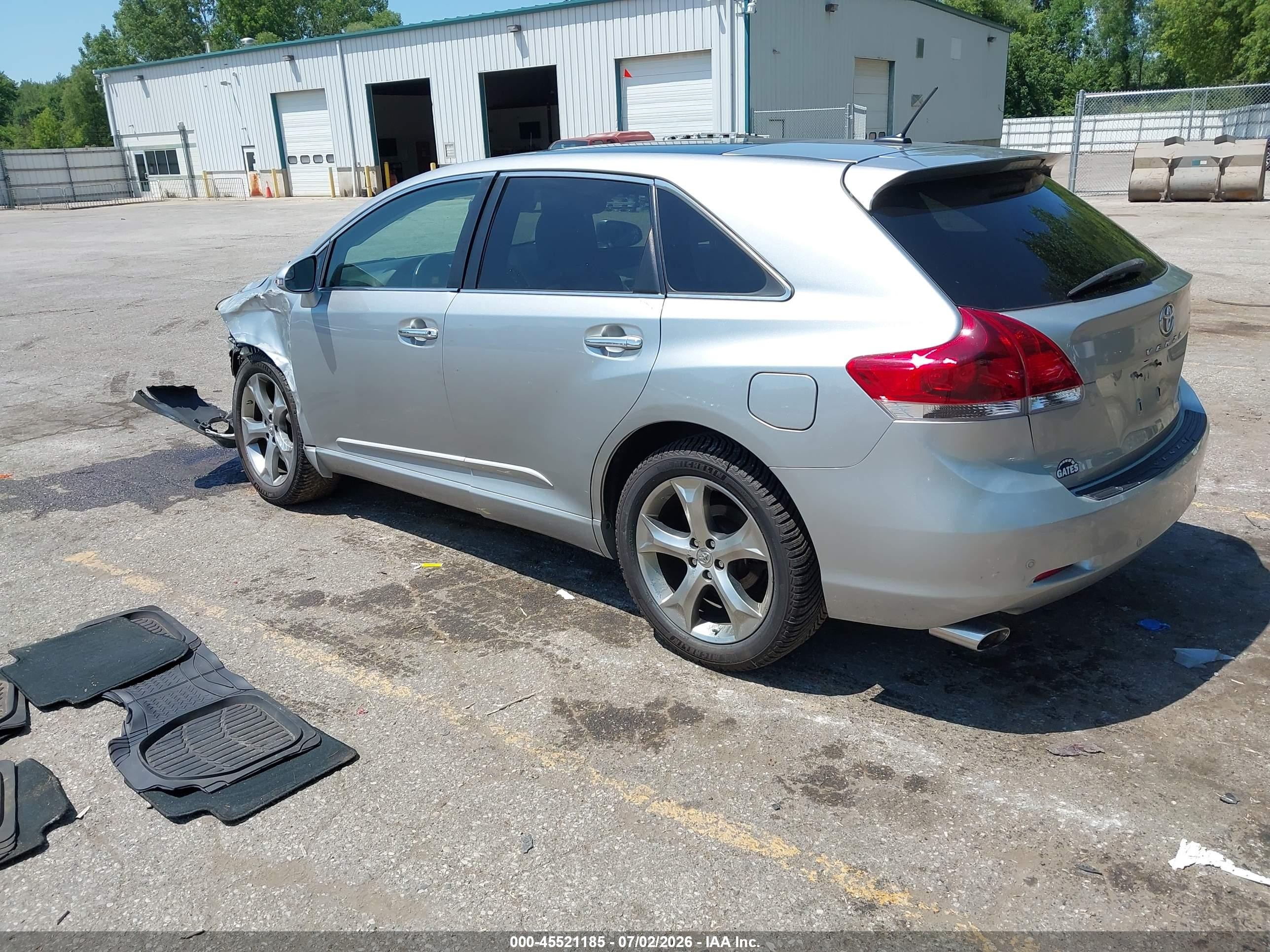 2015 Toyota Venza Limited V6 Silver vin: 4T3BK3BB6FU115192
