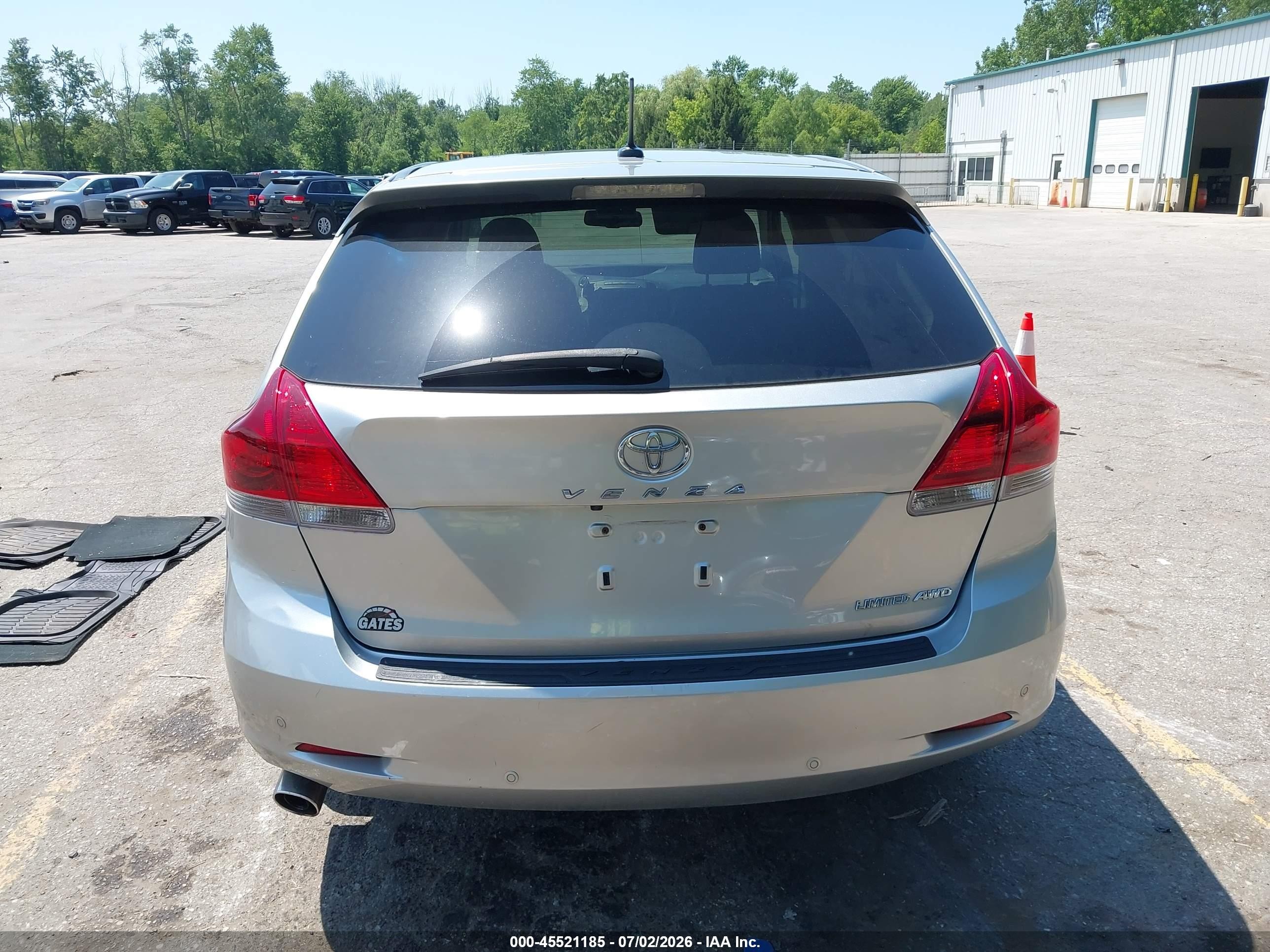 2015 Toyota Venza Limited V6 Silver vin: 4T3BK3BB6FU115192