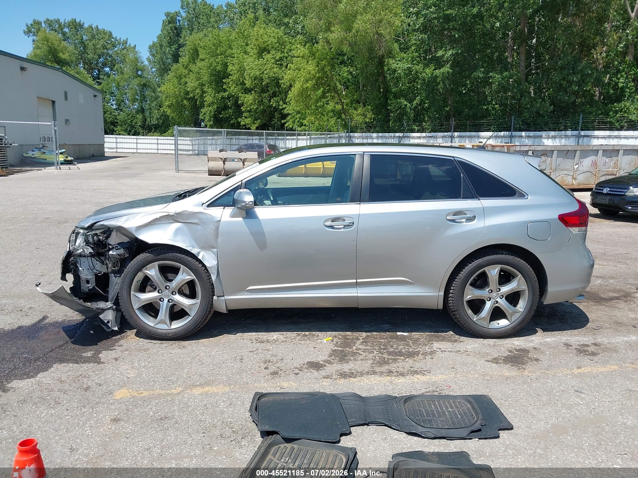 2015 Toyota Venza Limited V6 Silver vin: 4T3BK3BB6FU115192