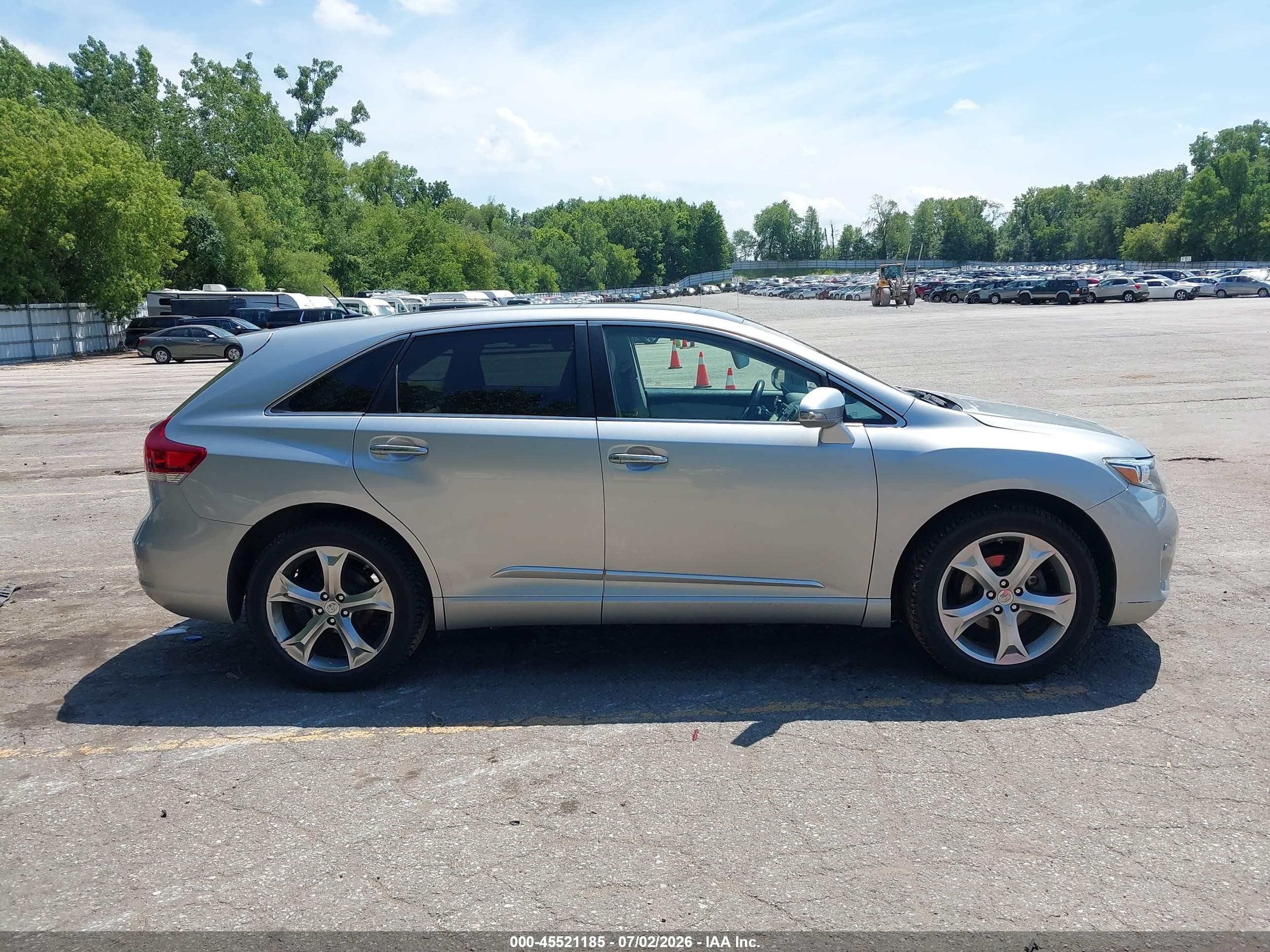 2015 Toyota Venza Limited V6 Silver vin: 4T3BK3BB6FU115192