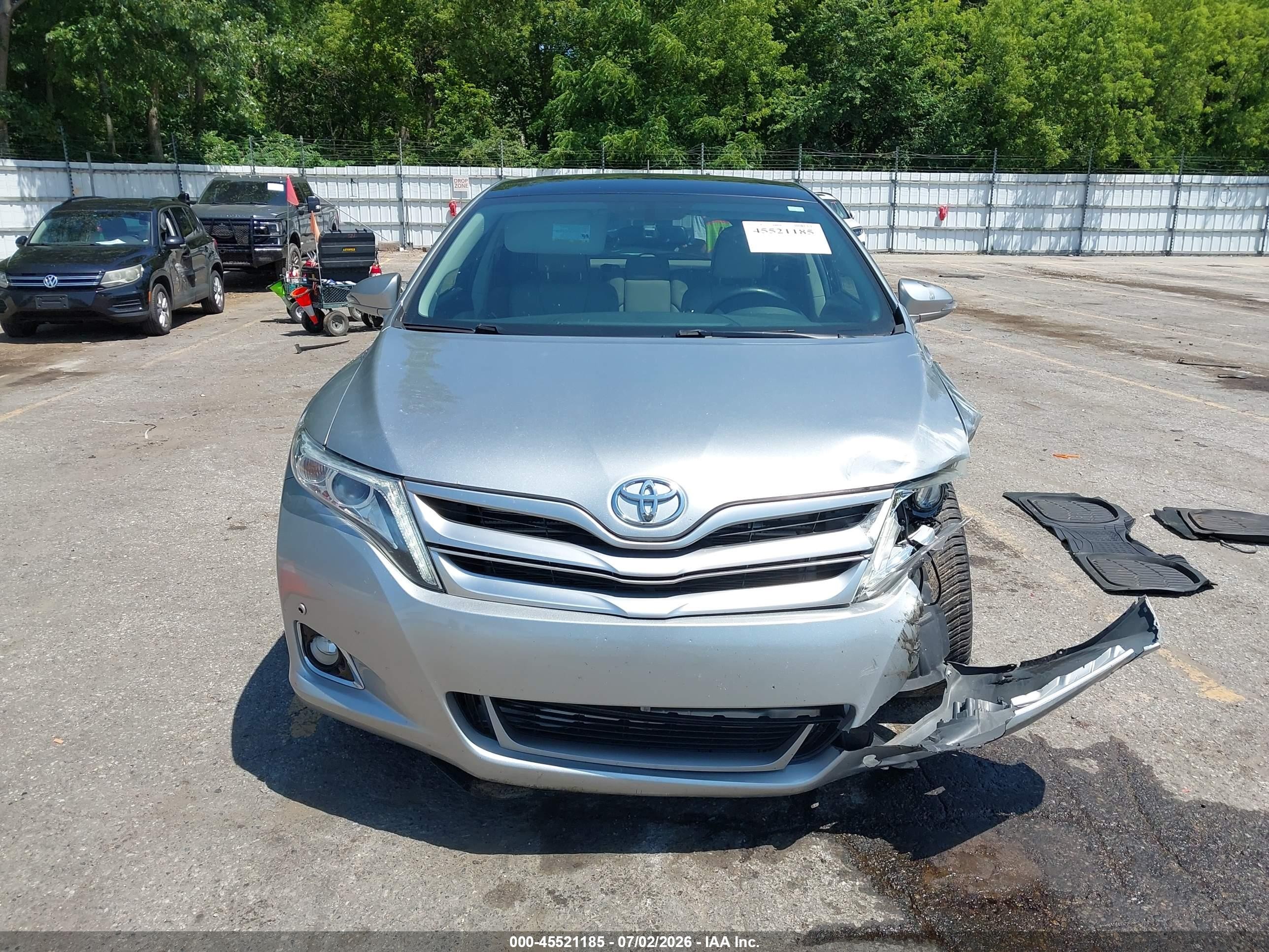 2015 Toyota Venza Limited V6 Silver vin: 4T3BK3BB6FU115192