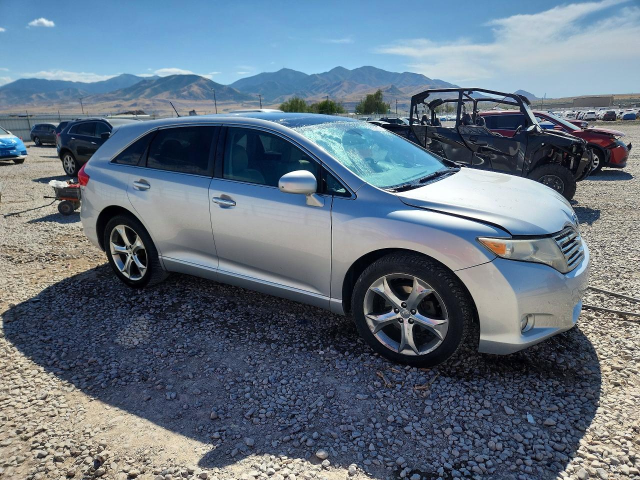 2010 Toyota Venza Awd V6 Silver vin: 4T3BK3BB7AU036686