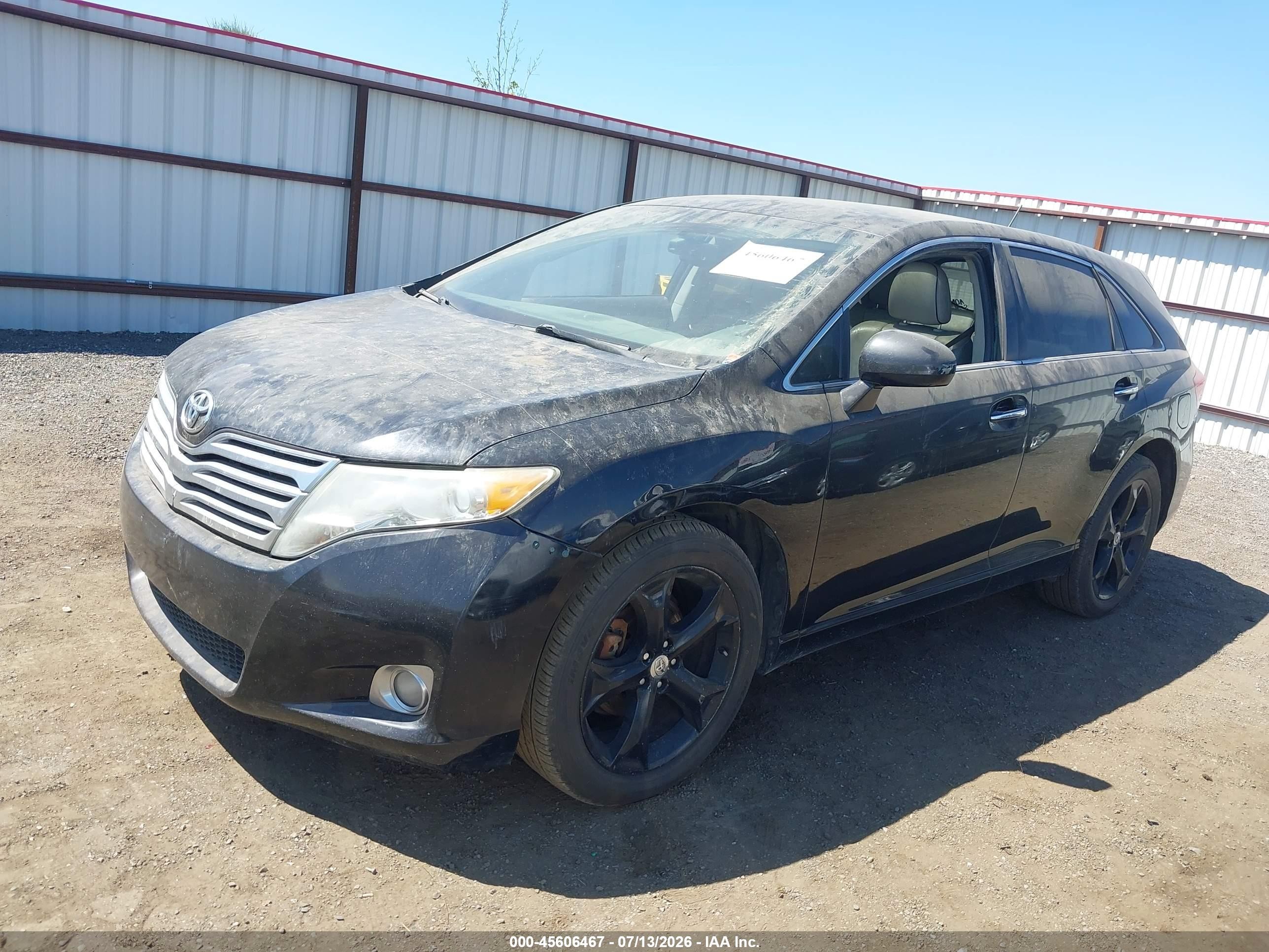 2010 Toyota Venza Base V6 Black vin: 4T3BK3BB7AU039748
