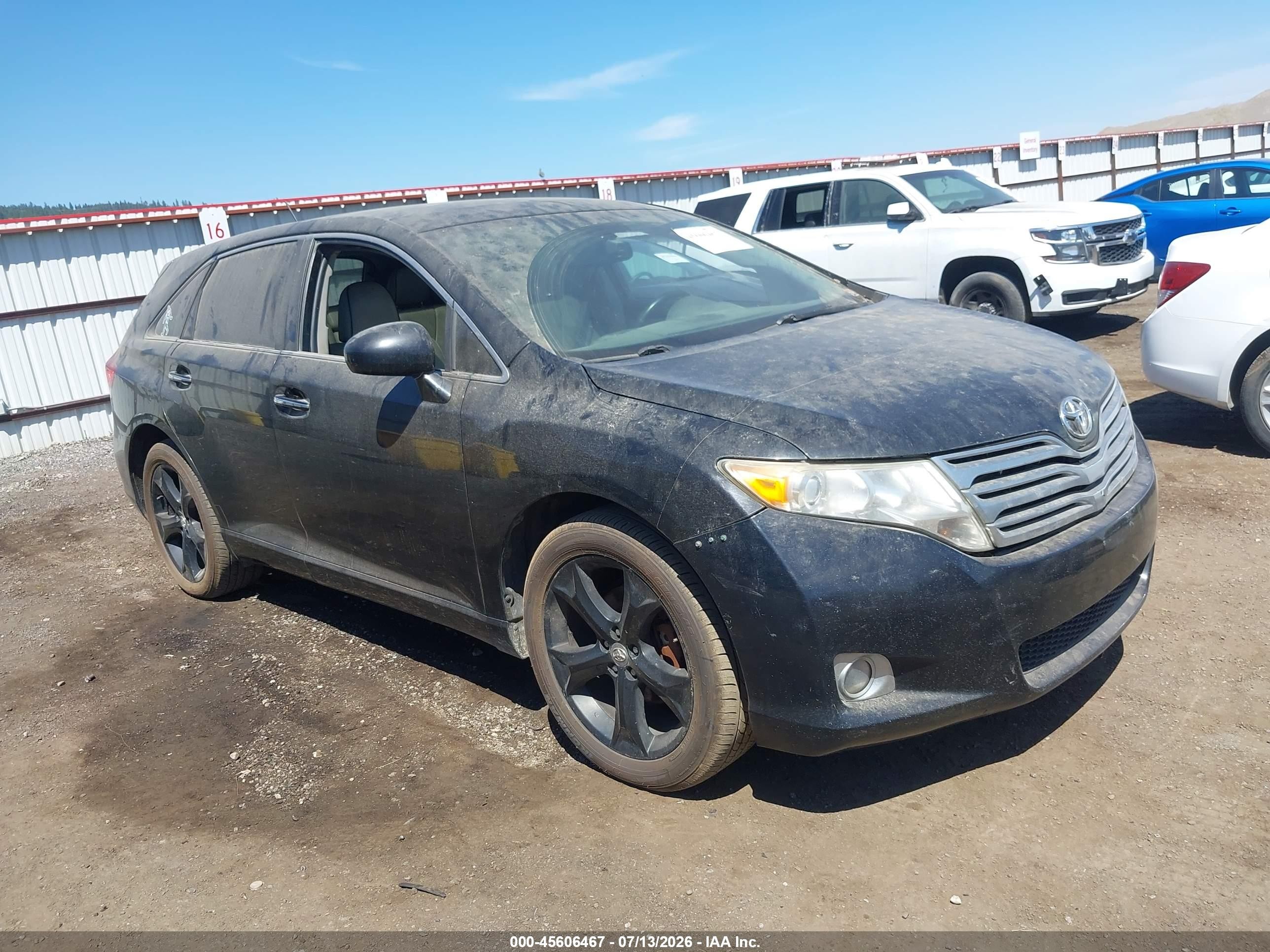2010 Toyota Venza Base V6 Black vin: 4T3BK3BB7AU039748
