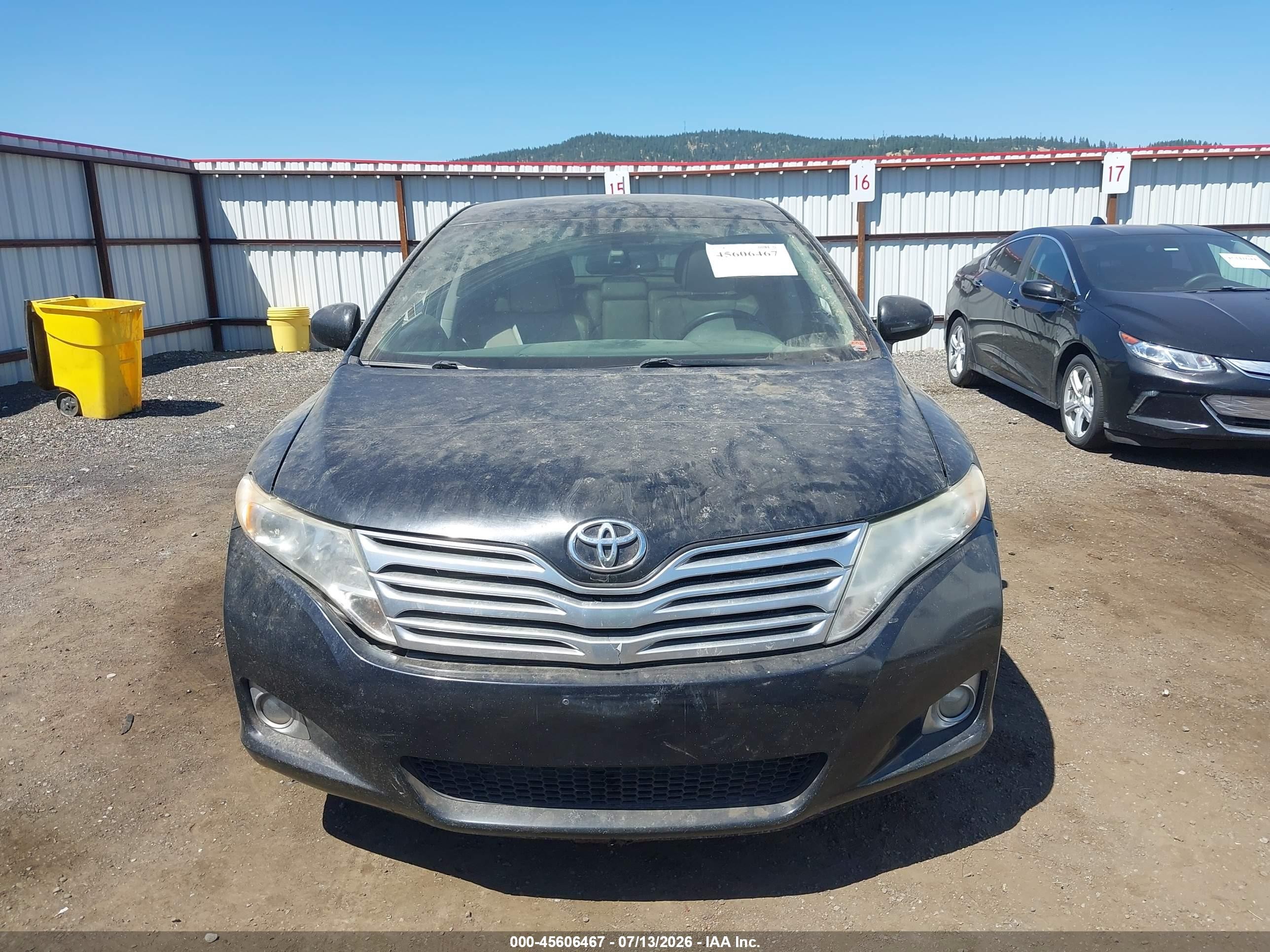 2010 Toyota Venza Base V6 Black vin: 4T3BK3BB7AU039748