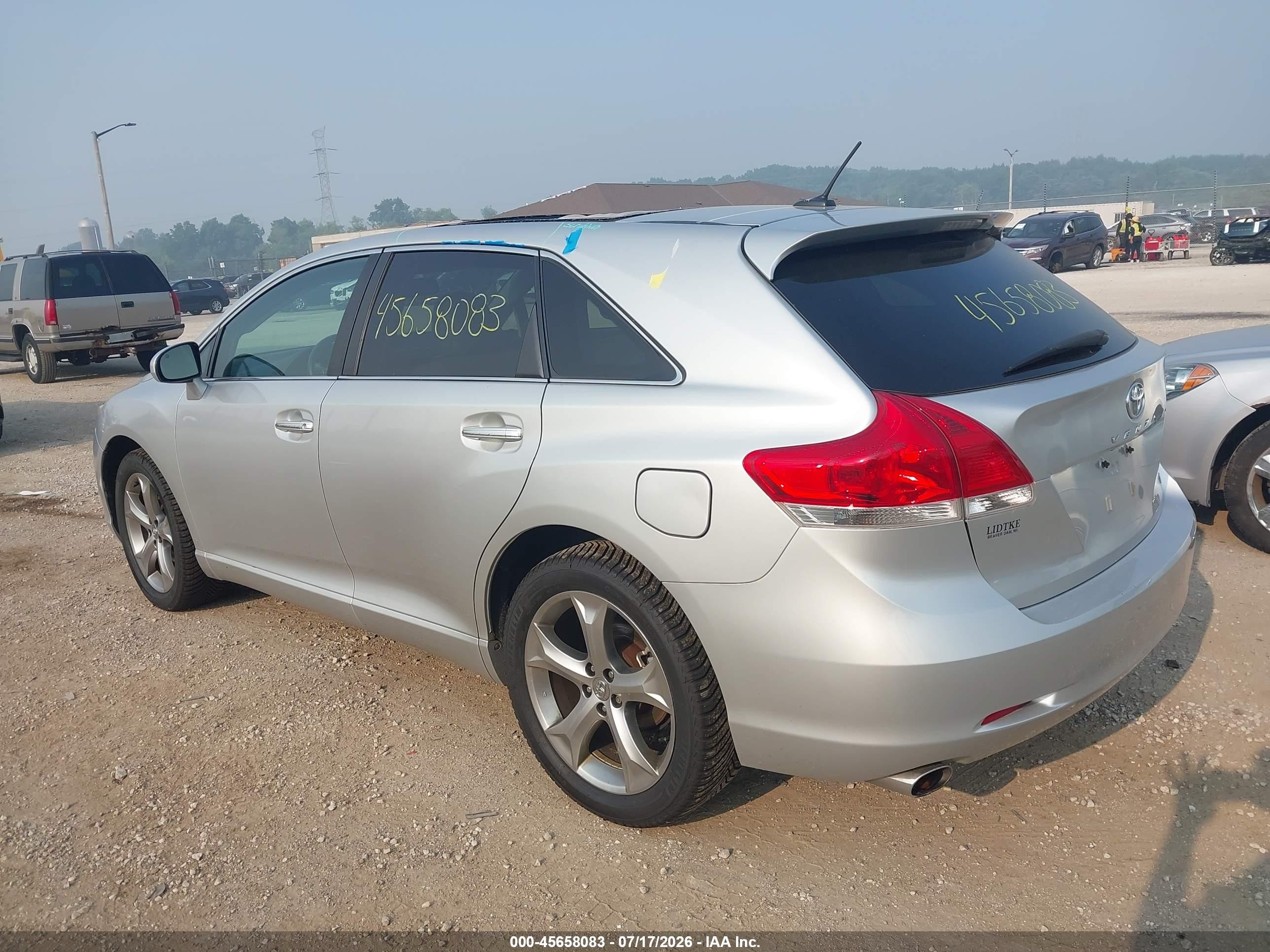 2011 Toyota Venza Base V6 Silver vin: 4T3BK3BB7BU058365