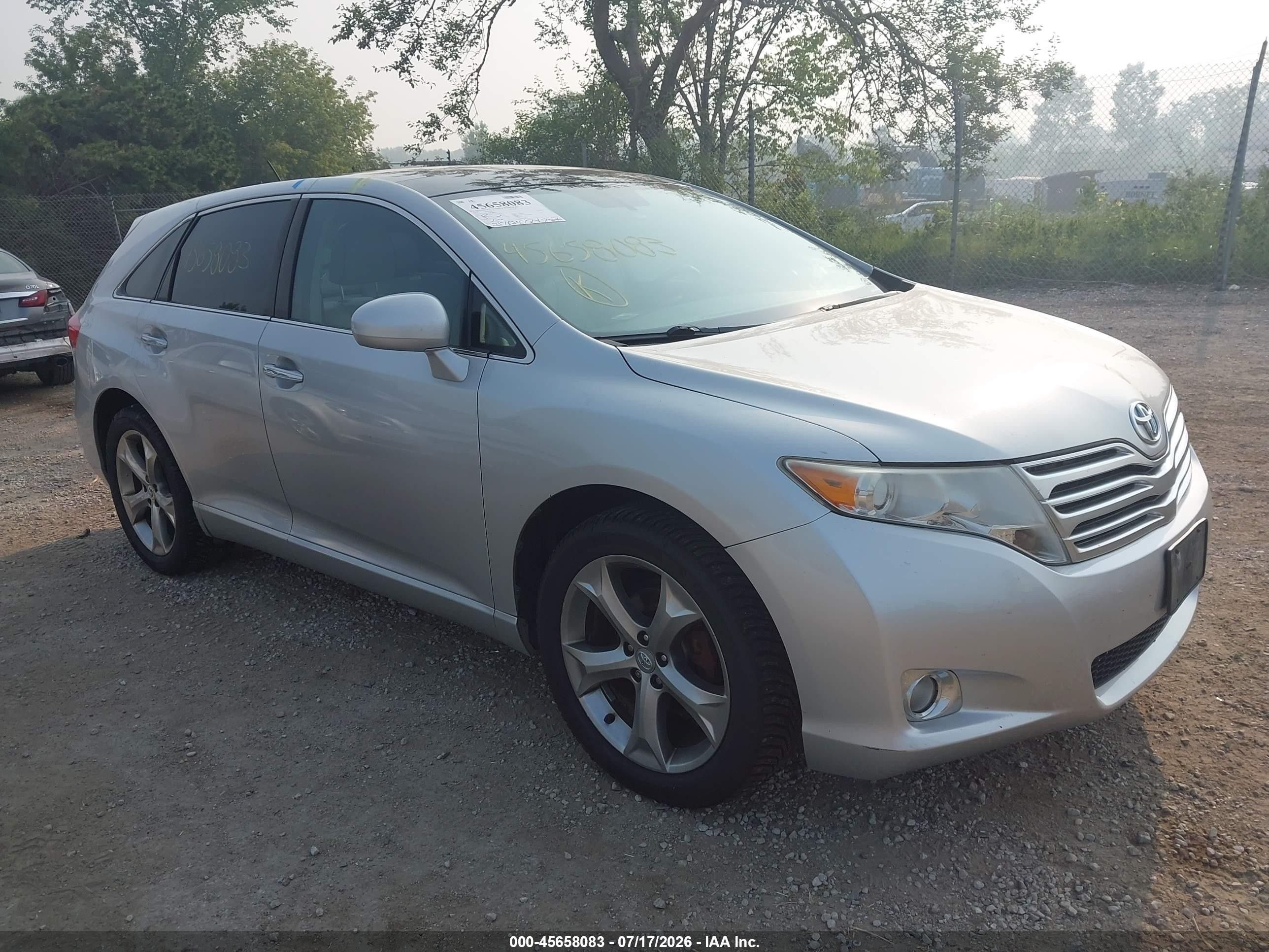 2011 Toyota Venza Base V6 Silver vin: 4T3BK3BB7BU058365