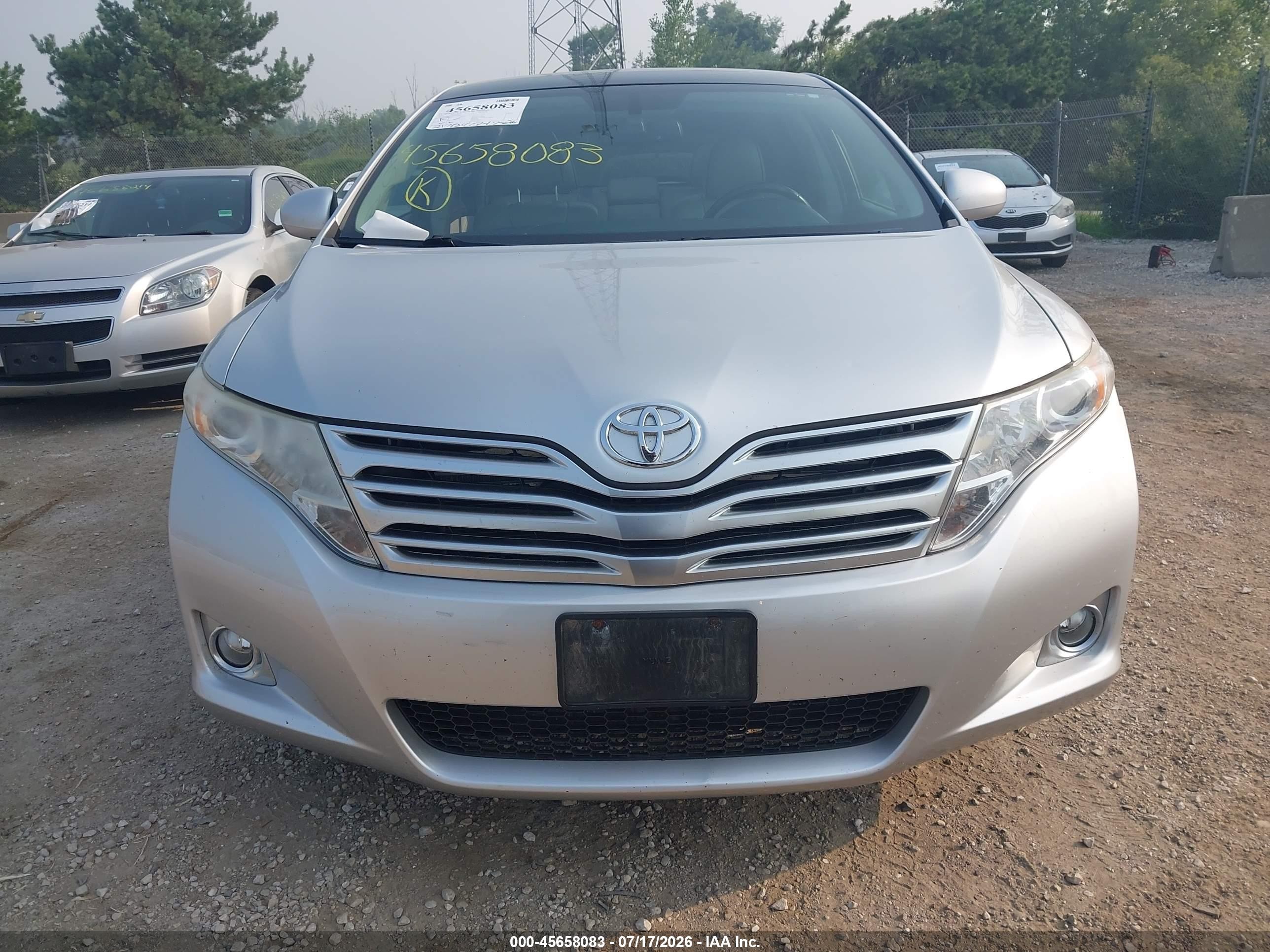 2011 Toyota Venza Base V6 Silver vin: 4T3BK3BB7BU058365