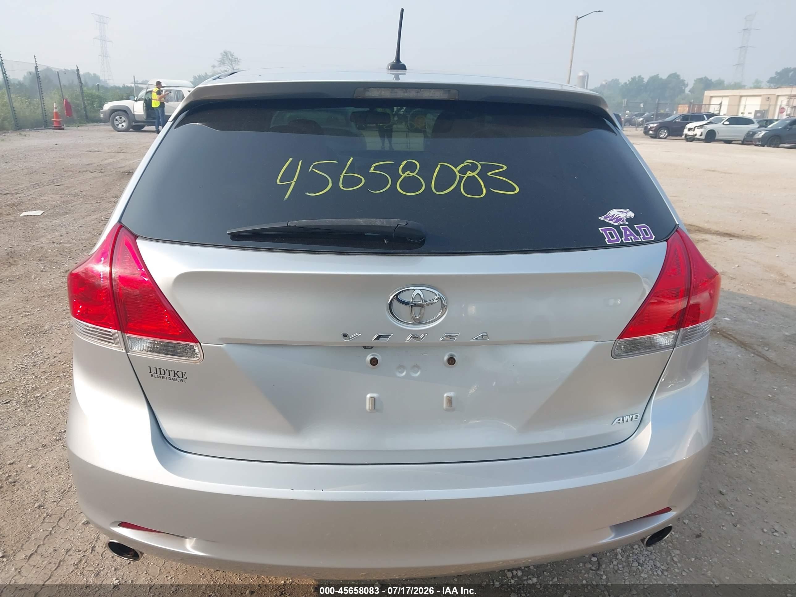 2011 Toyota Venza Base V6 Silver vin: 4T3BK3BB7BU058365