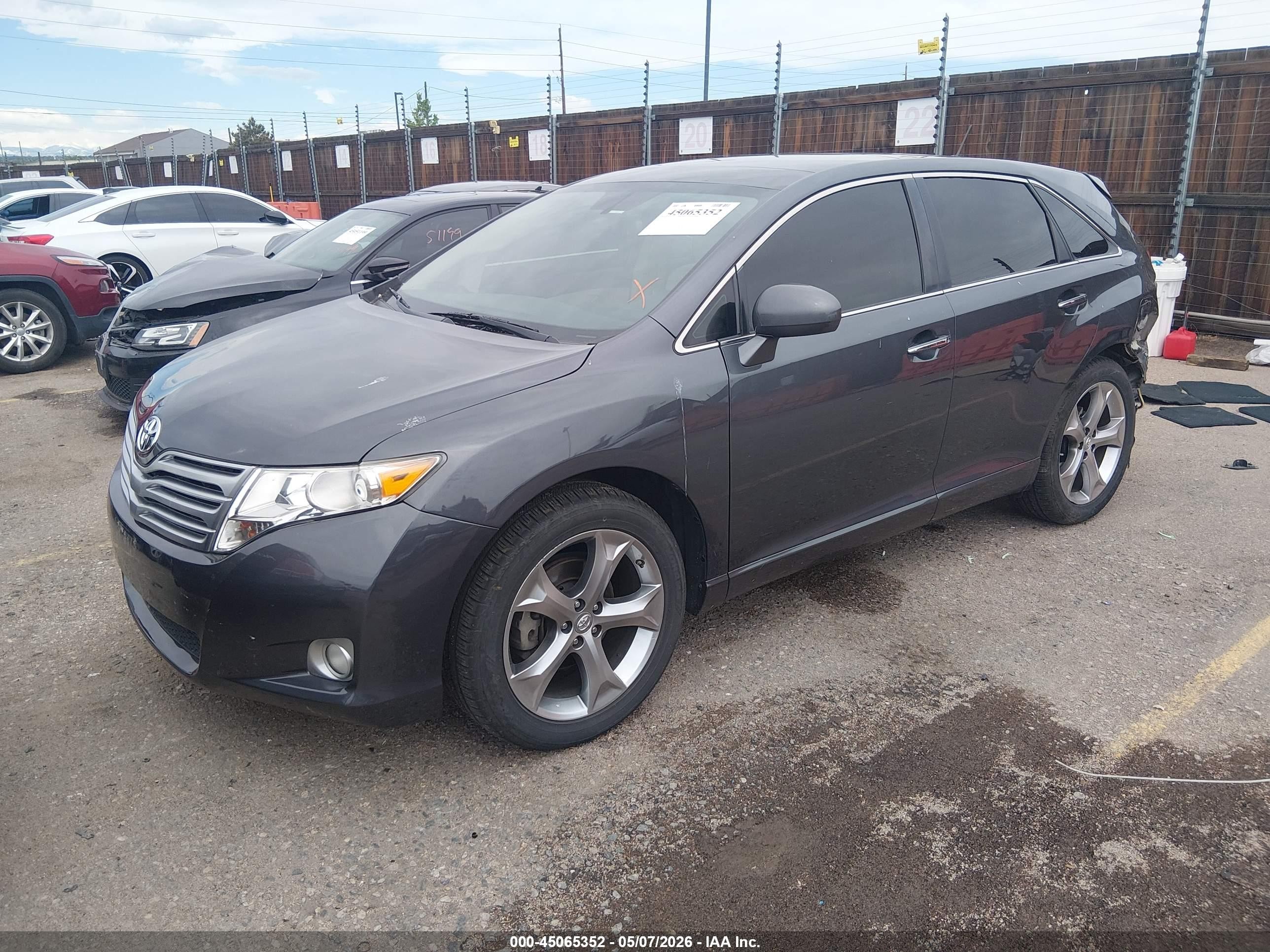 2011 Toyota Venza Base V6 Gray vin: 4T3BK3BB7BU061606