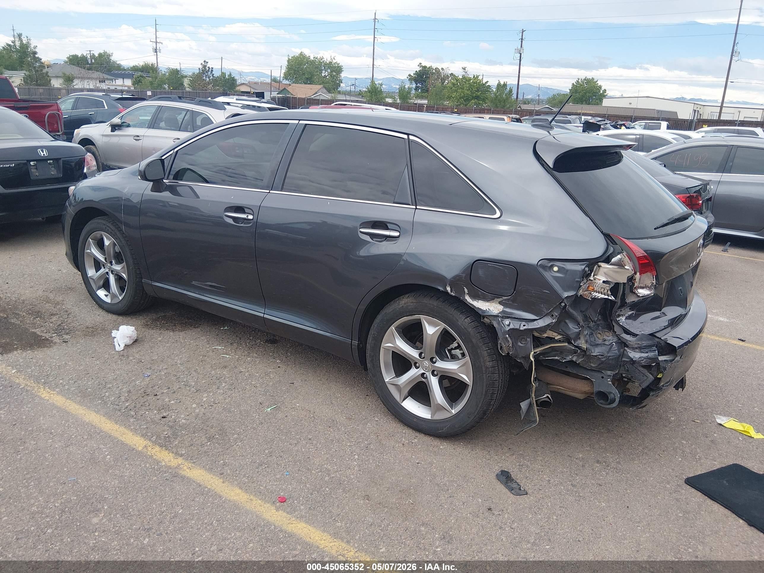 2011 Toyota Venza Base V6 Gray vin: 4T3BK3BB7BU061606